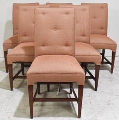 Suite of 6 Elegant Mid-Century Modern Dining Chairs