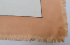 A. Sulka Paris Fringed Geometric Silk Scarf