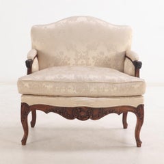 A sumptuous Louis XV Marquis armchair or small settee C. 1900