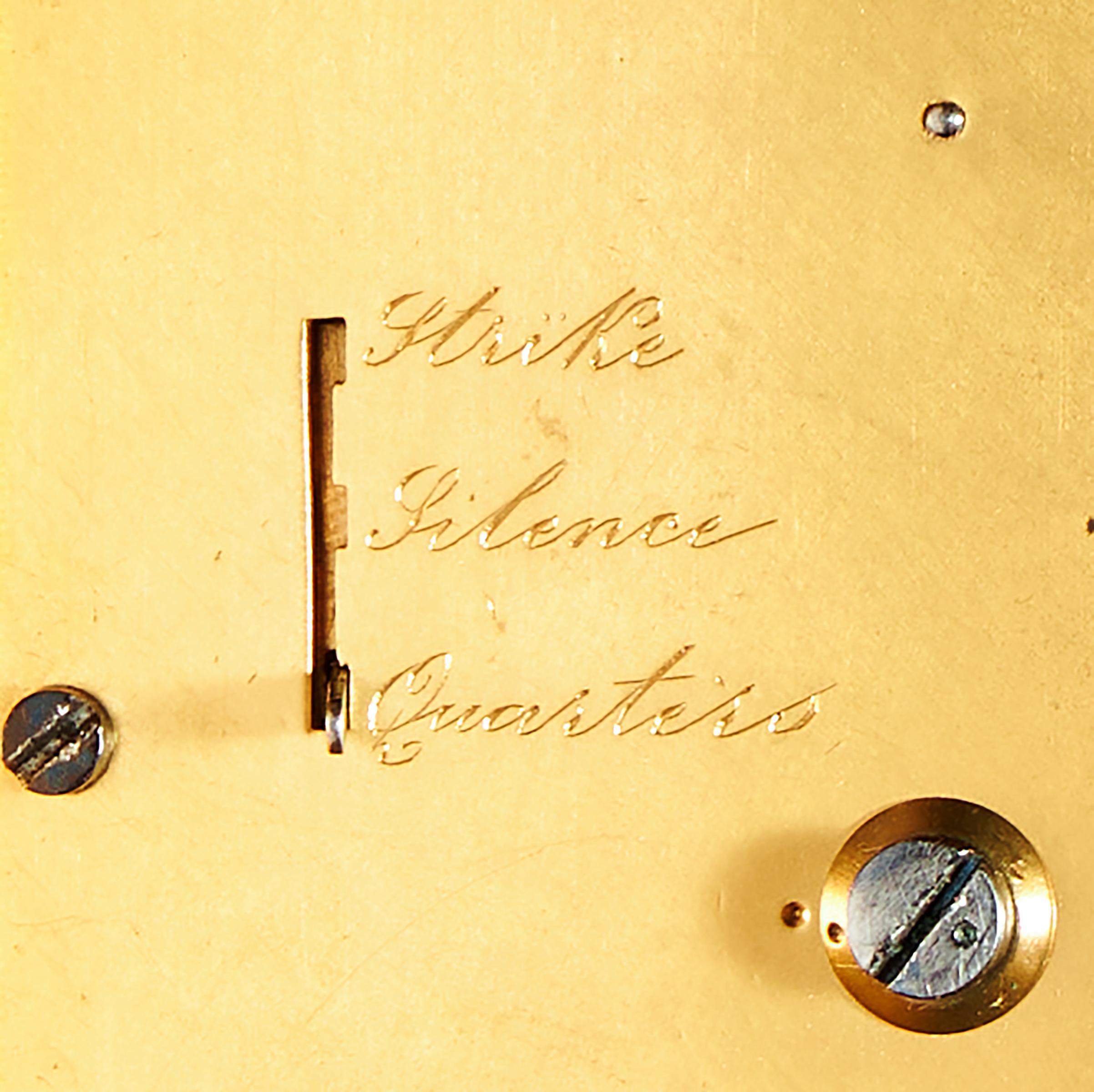 Eine prächtige achttägige Grande Sonnerie-Karrenuhr aus dem 19. Jahrhundert, um 1870. im Angebot 1