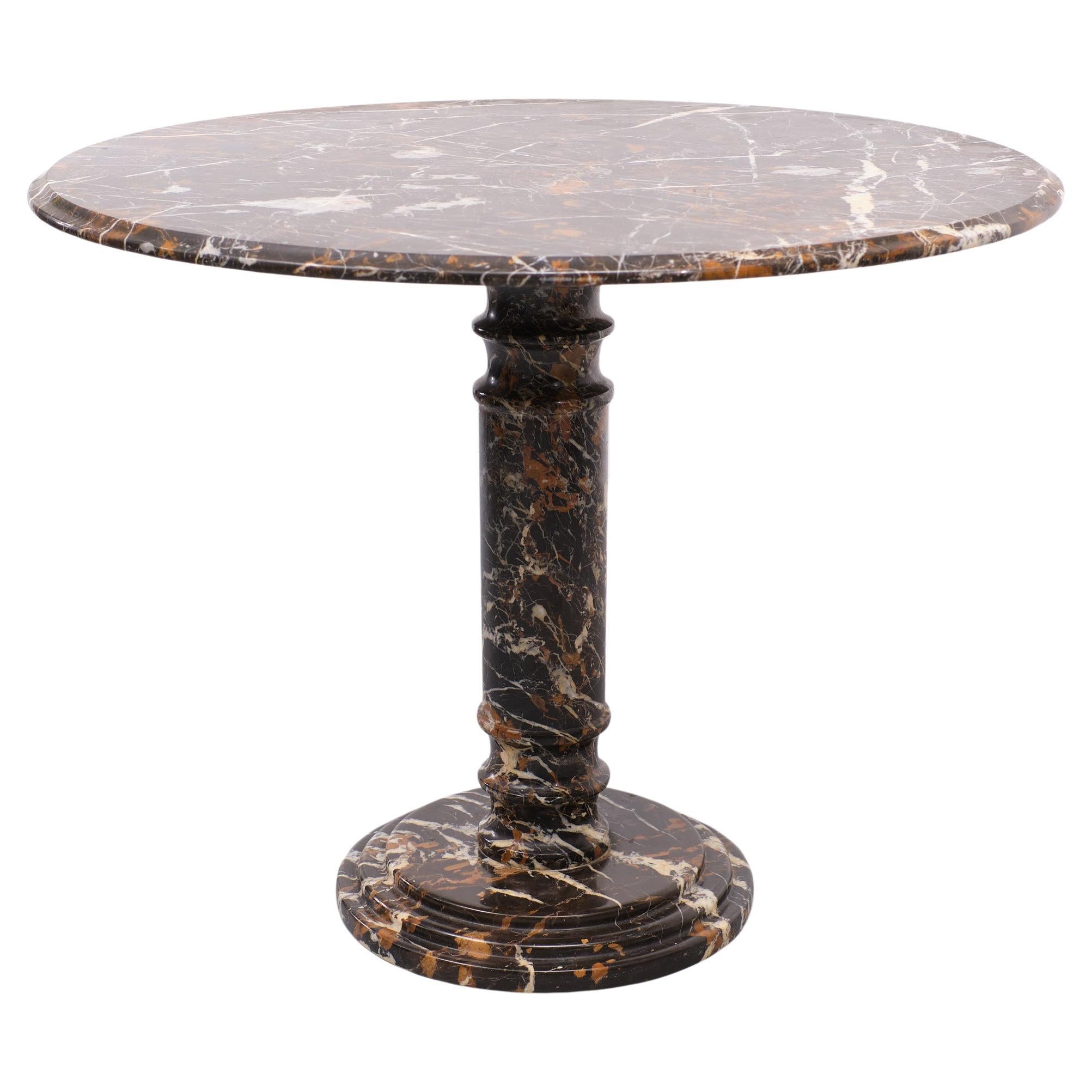 black marble center table