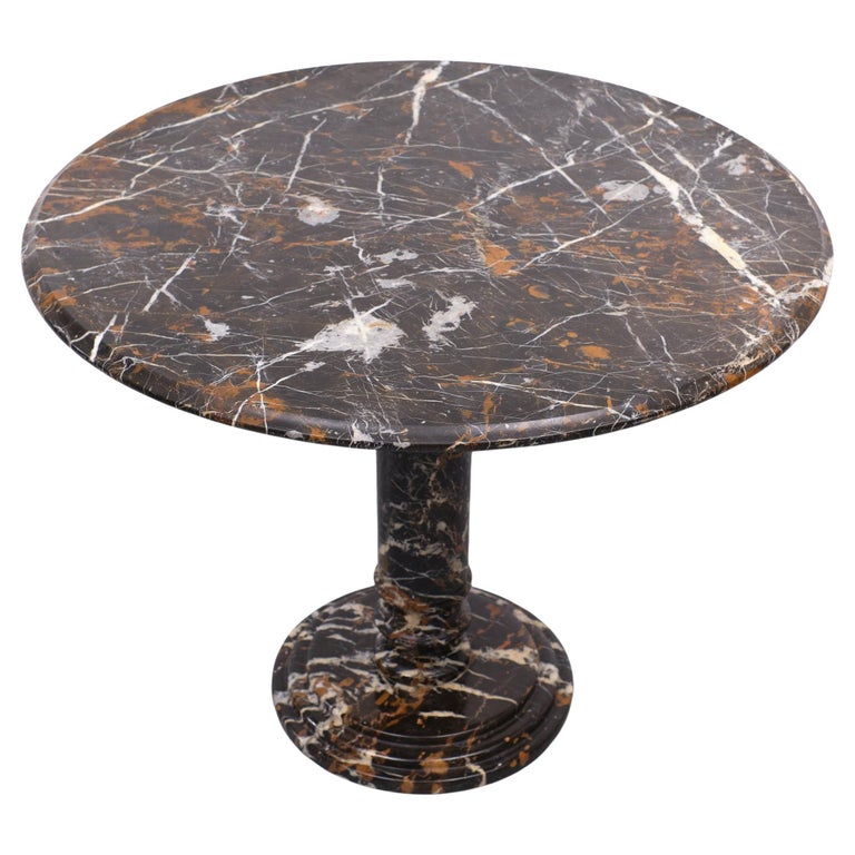 A Superb Black Portoro Marble centre table Italy For Sale at 1stDibs