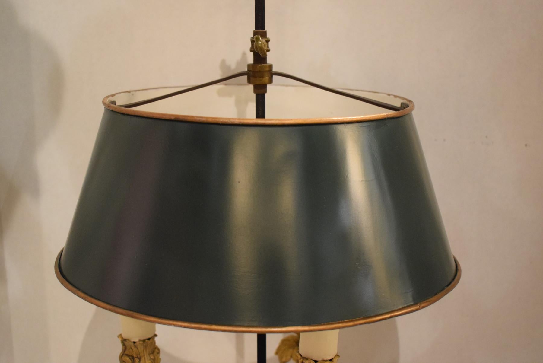 Superb Bouillette Lamp in the Louis XV Style In Good Condition In Atlanta, GA