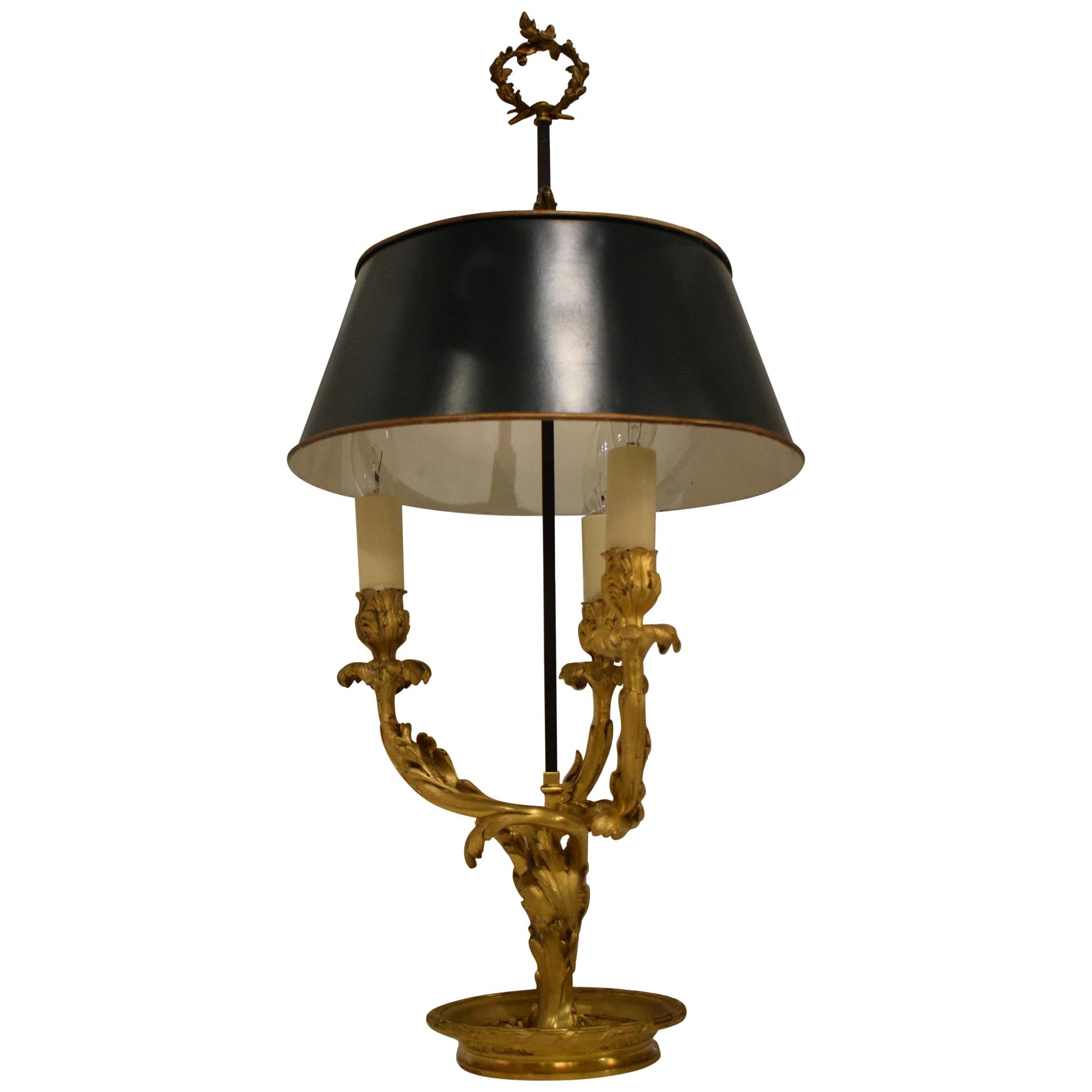 Superb Bouillette Lamp in the Louis XV Style