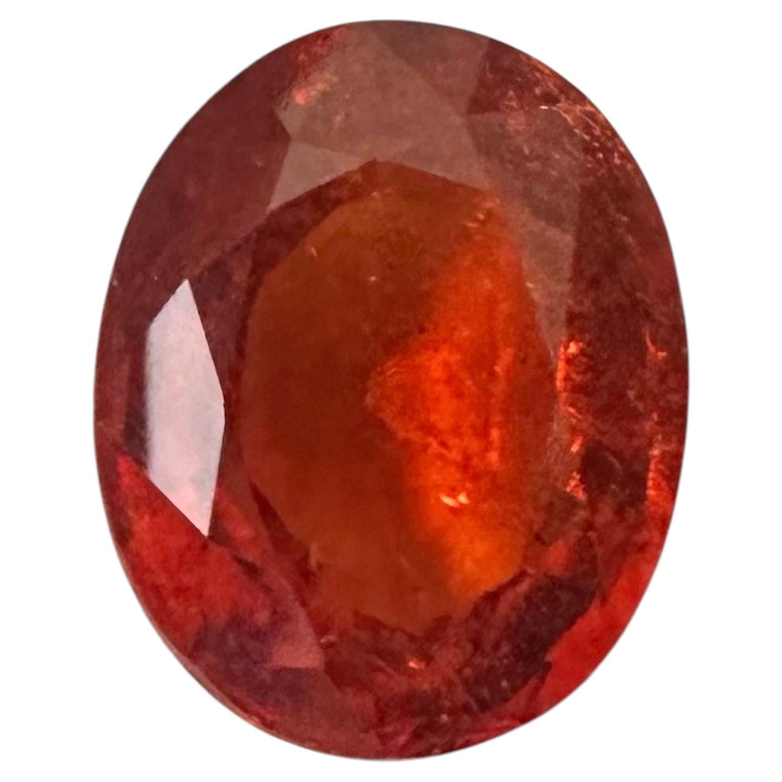 A Superb Burma 9.97ct Spessartite Mandarin Garnet