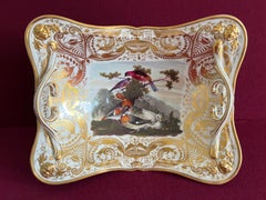 Ein prächtiger Derby-Porzellankorb, dekoriert von Richard Dodson um 1815