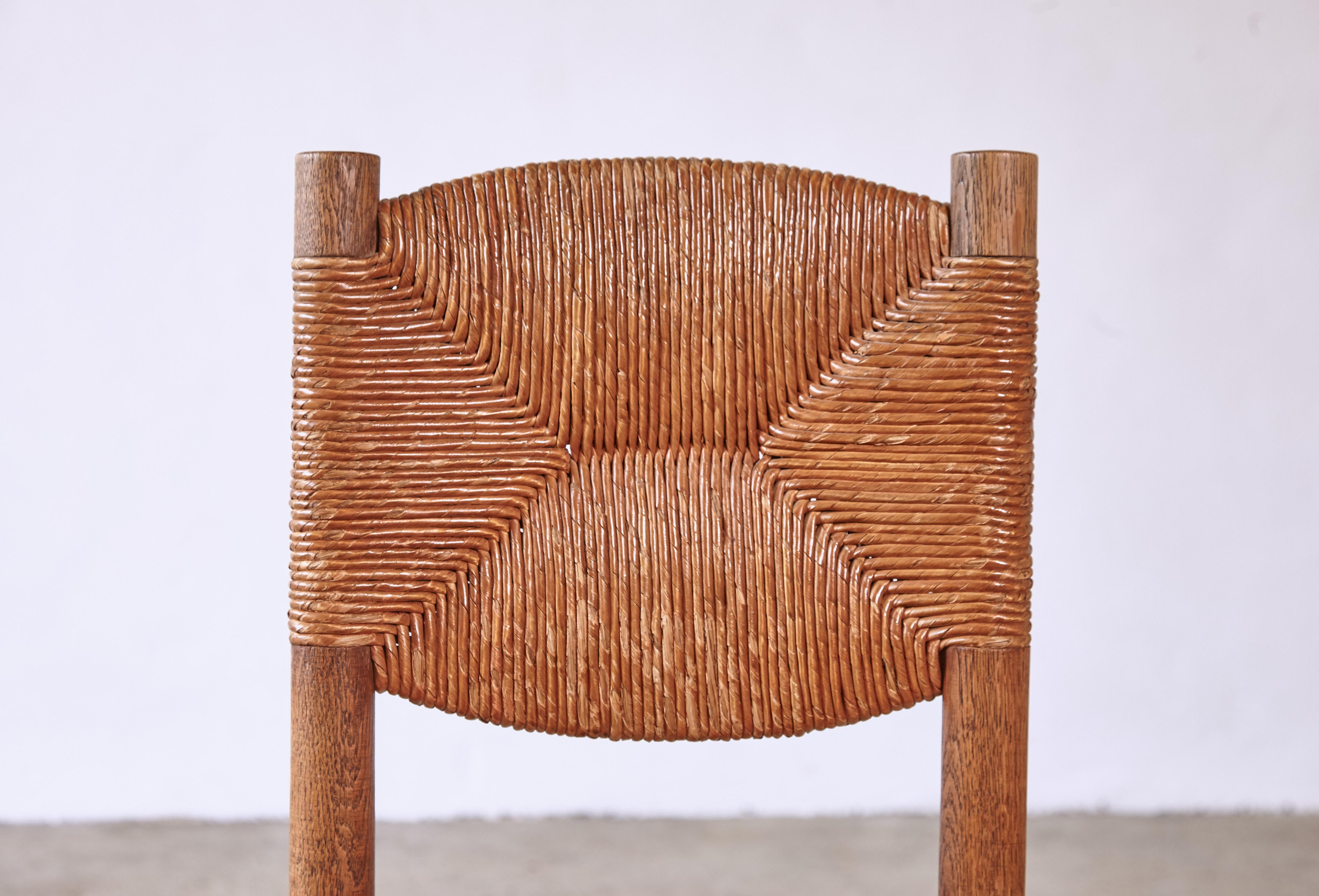 Superb Early Charlotte Perriand Model 19 Bauche Chair, France, 1950s 2