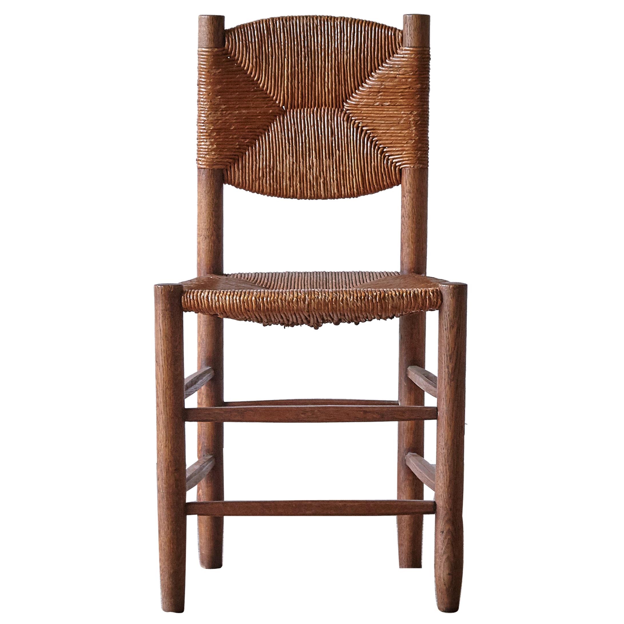 Superb Early Charlotte Perriand Model 19 Bauche Chair, France, 1950s