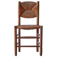 Superb Early Charlotte Perriand Model 19 Bauche Chair, France, 1950s