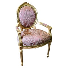 A Superb French 19th Century Gilt Salon Chair