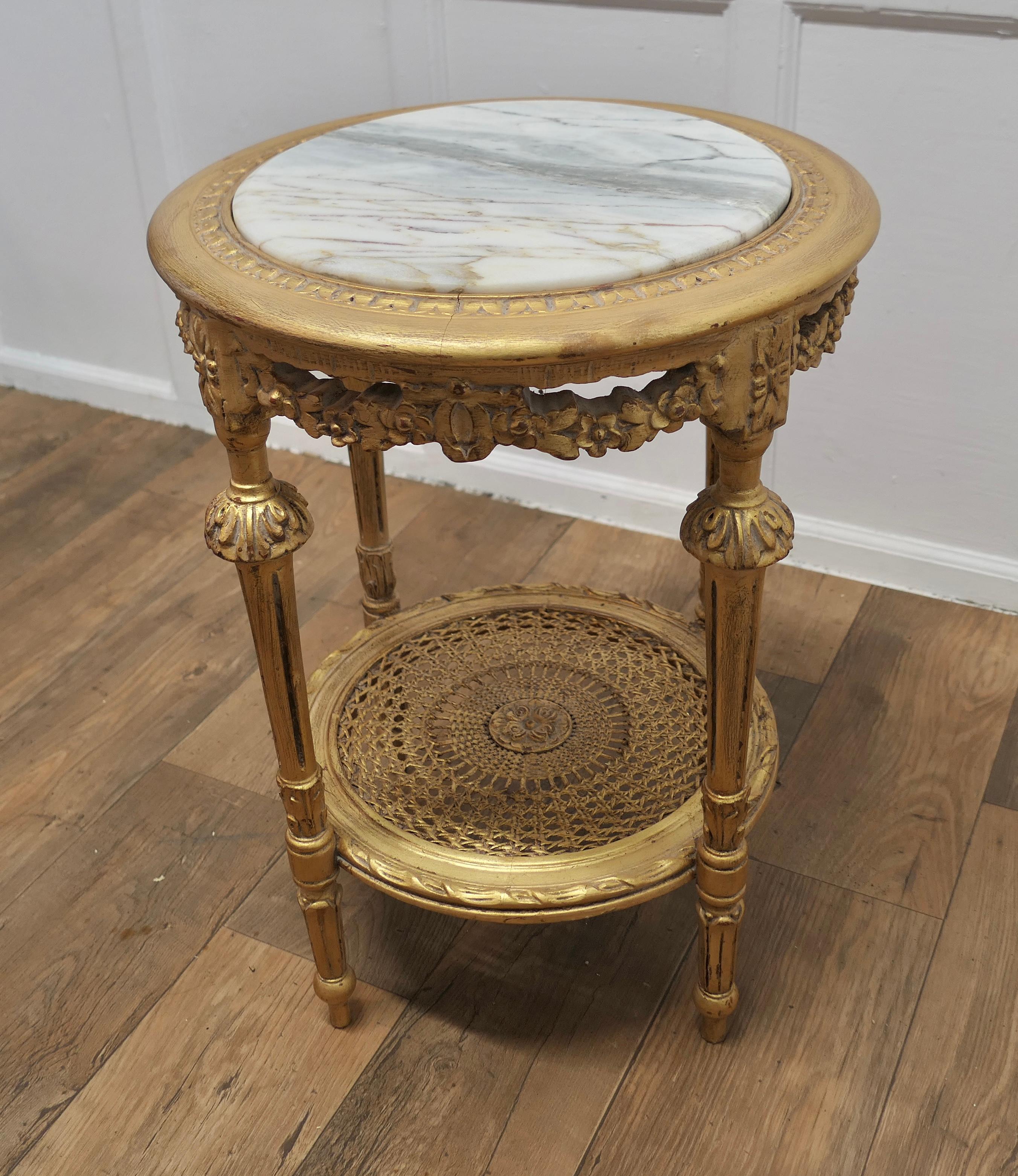 A Superb French 19th Century Gilt Salon Table    In Good Condition For Sale In Chillerton, Isle of Wight