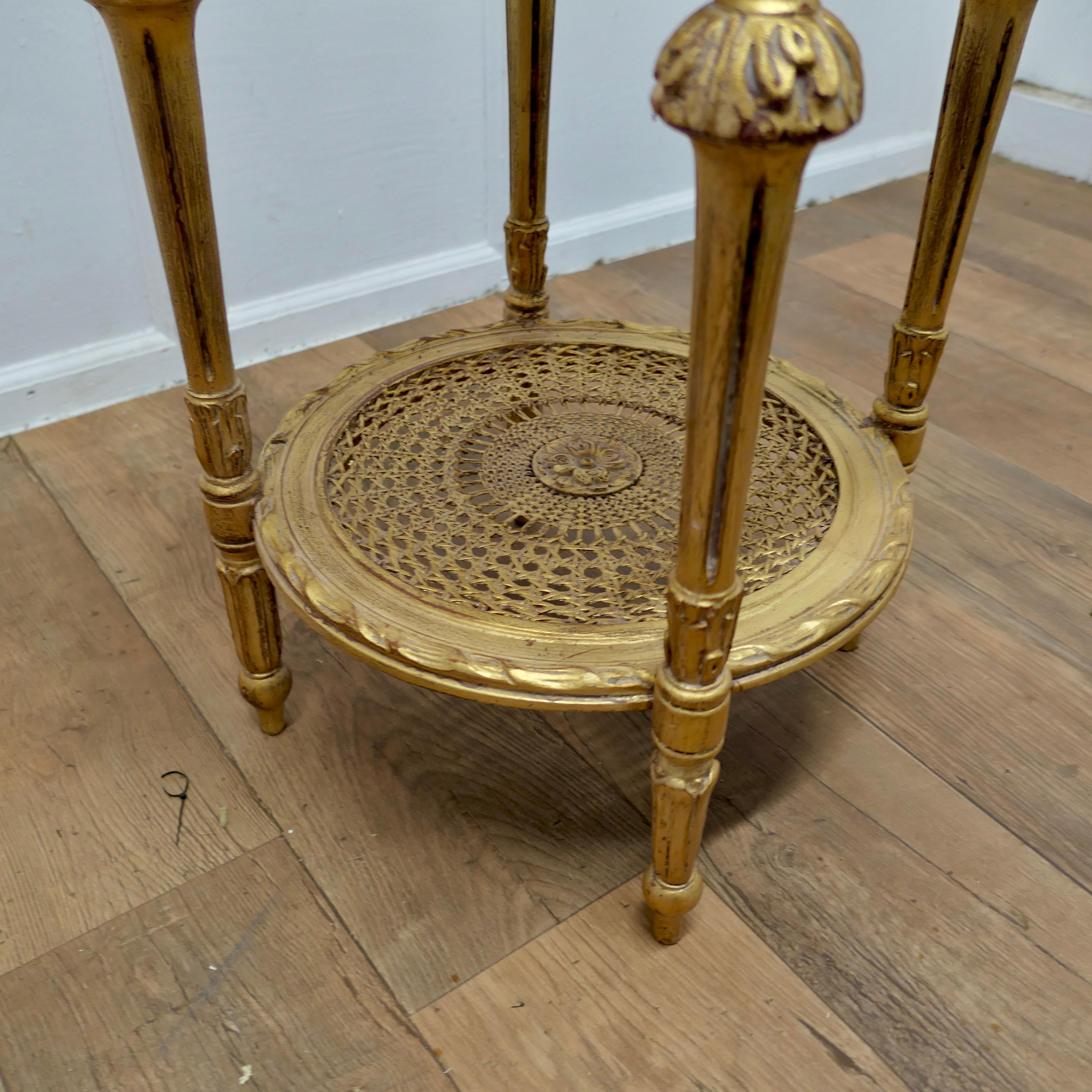 A Superb French 19th Century Gilt Salon Table    For Sale 2