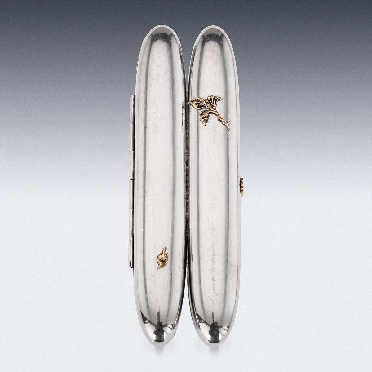 sterling silver cigar case