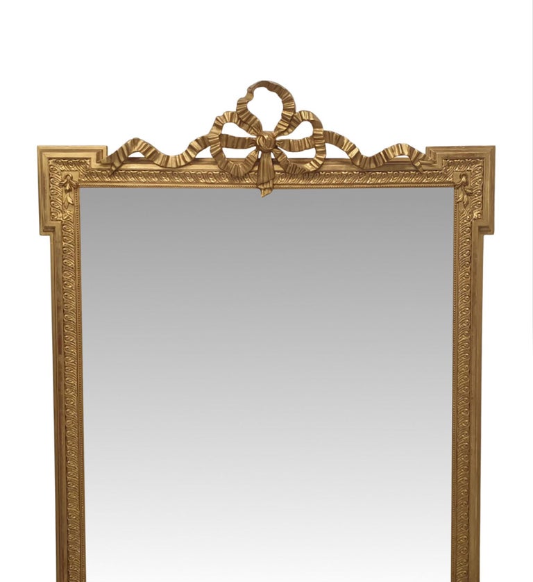 Superb Large 19th Century Giltwood Overmantle Mirror For Sale at 1stDibs