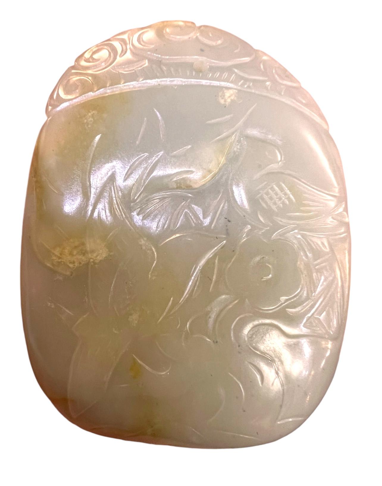 Superbe TOGGLE/PENDANT OVAL FABRIQUÉ EN BLEU JADE OVAL. 19/20e C Bon état - En vente à London, GB