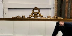 A Superb Long French Gilt Overmantel    This is a Striking piece