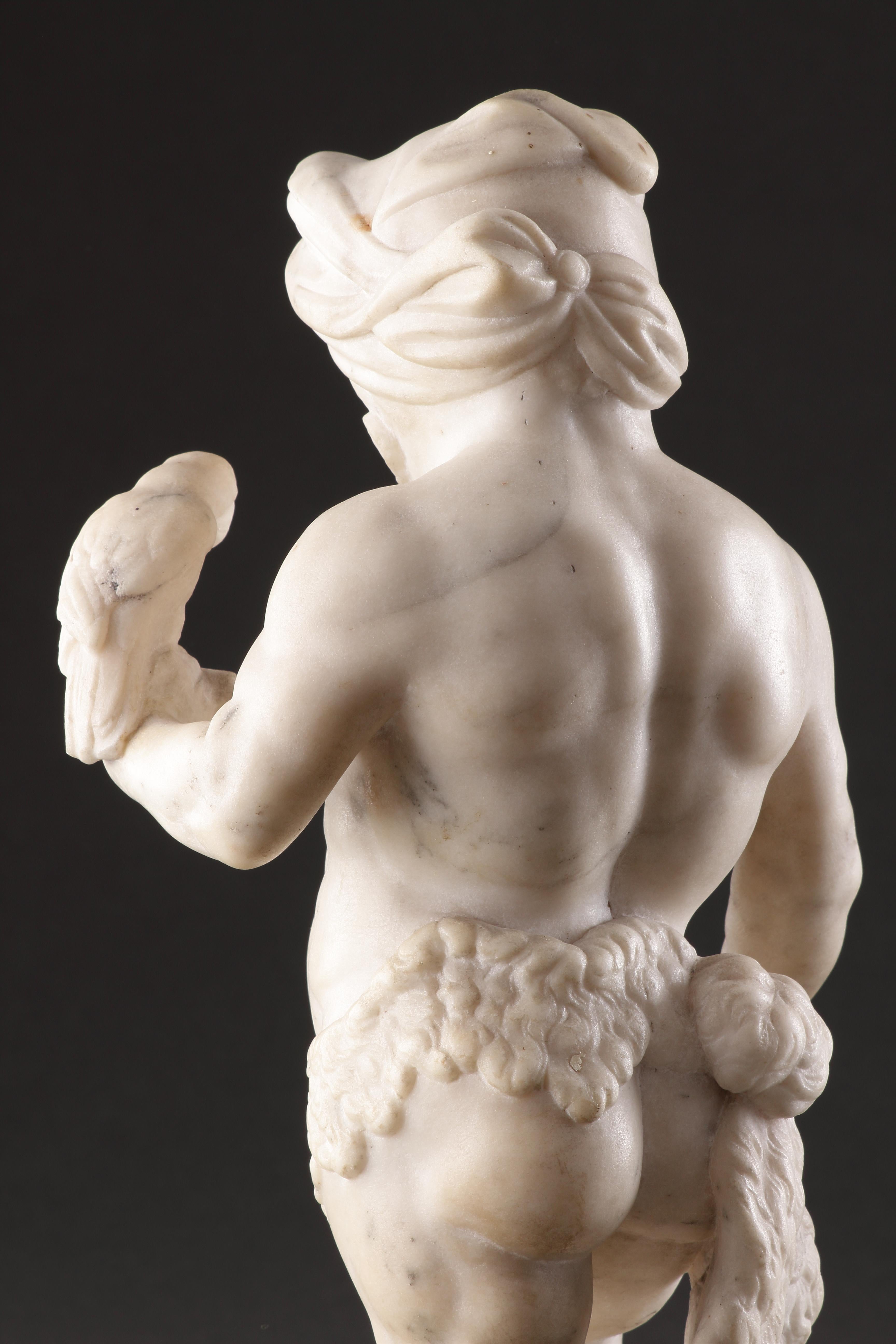 A Superb Pair of Neapolitan Carved Figures of Dwarves For Sale 9
