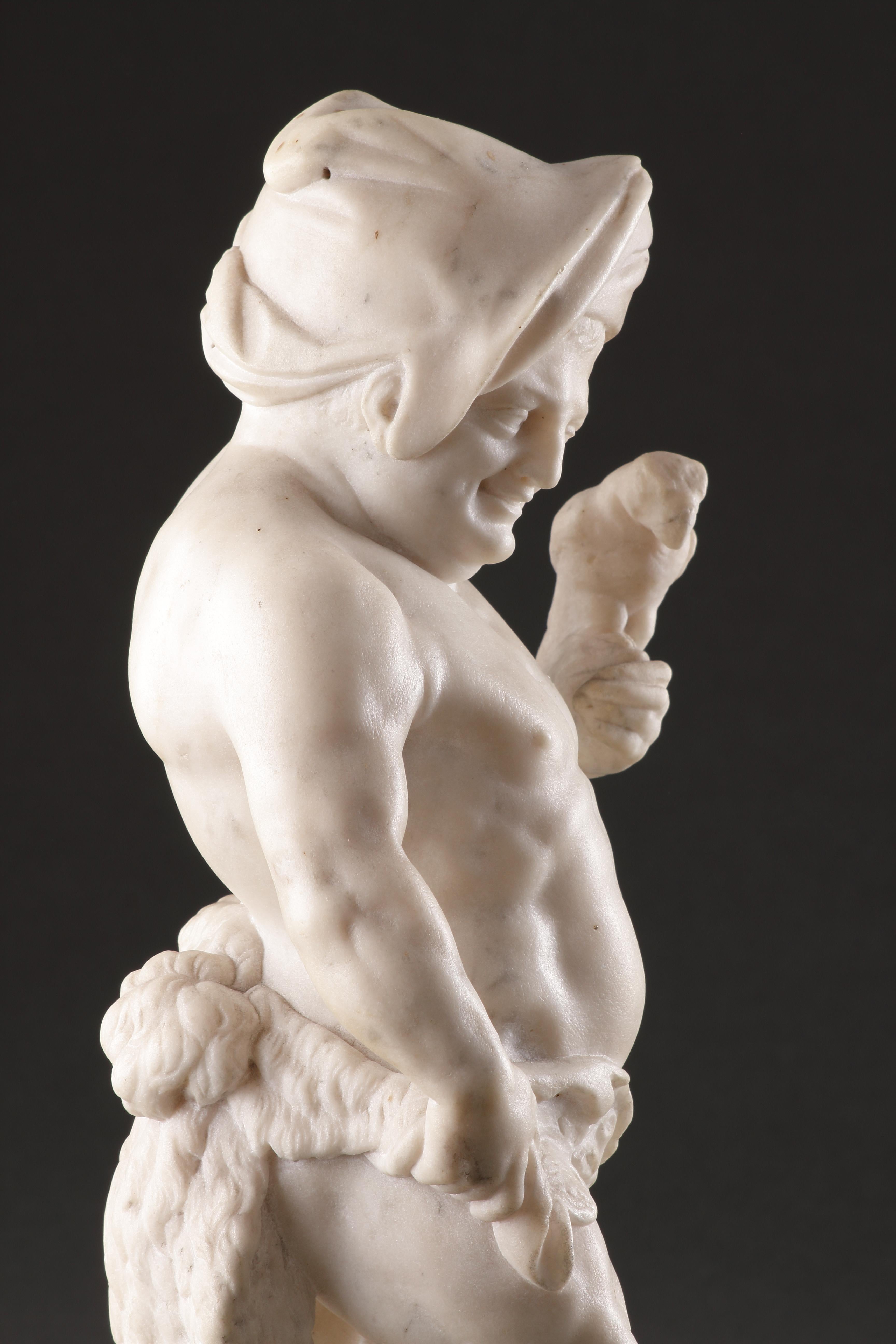 A Superb Pair of Neapolitan Carved Figures of Dwarves For Sale 10