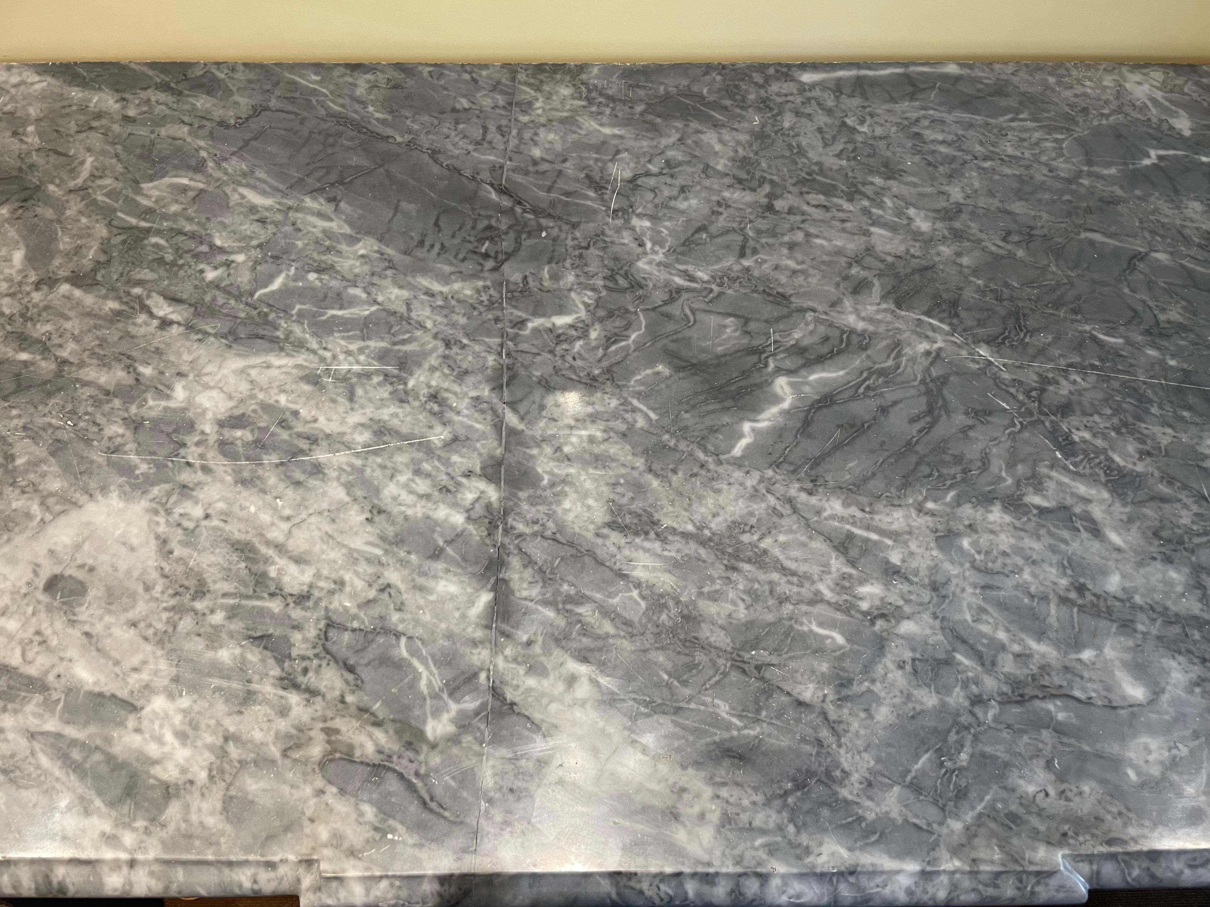 A superb quality 18th Century Italian giltwood console table For Sale 7