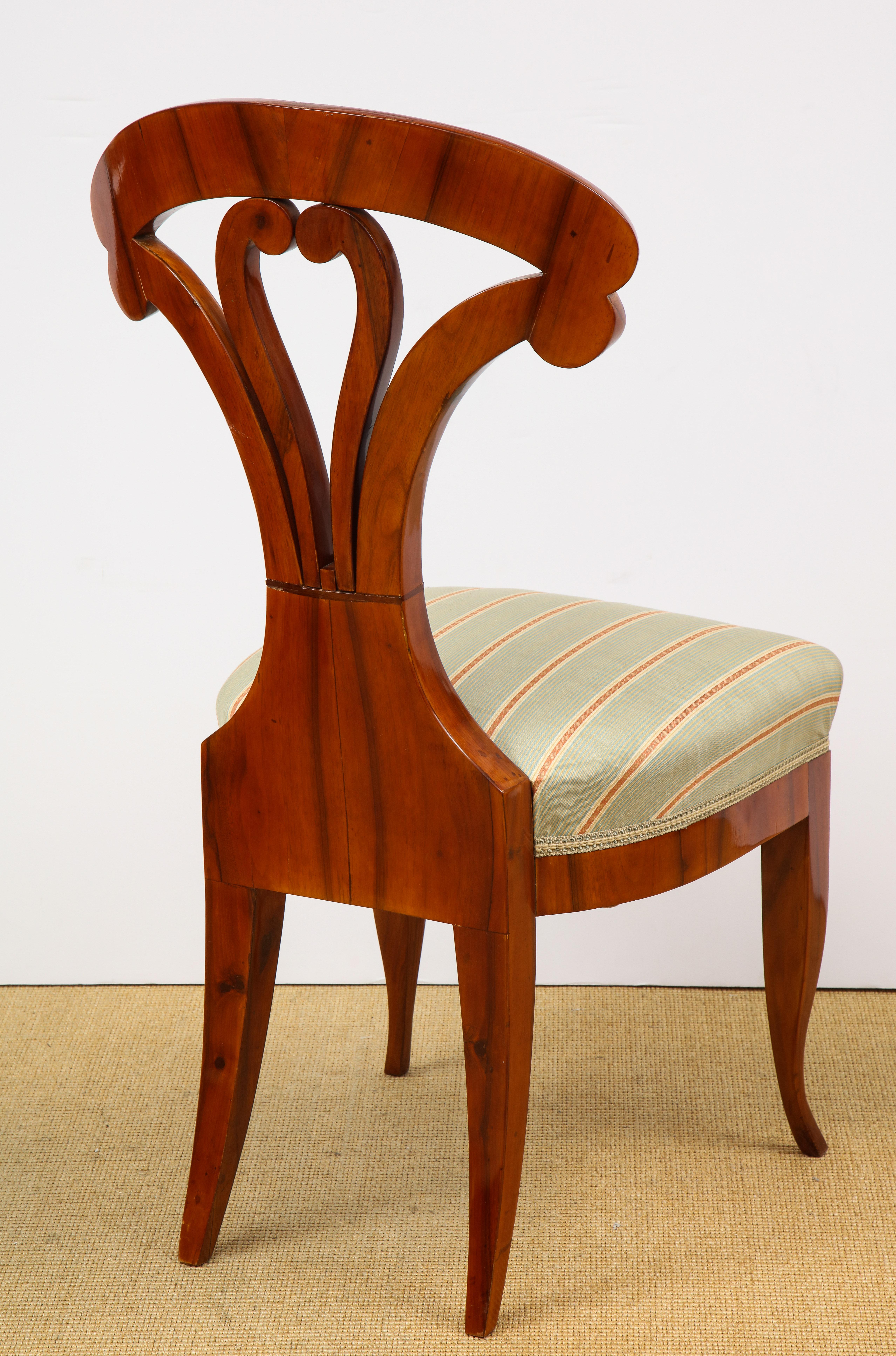Superb Set of 4 Biedermeier Side Chairs, Attributed to Josef Danhauser 4