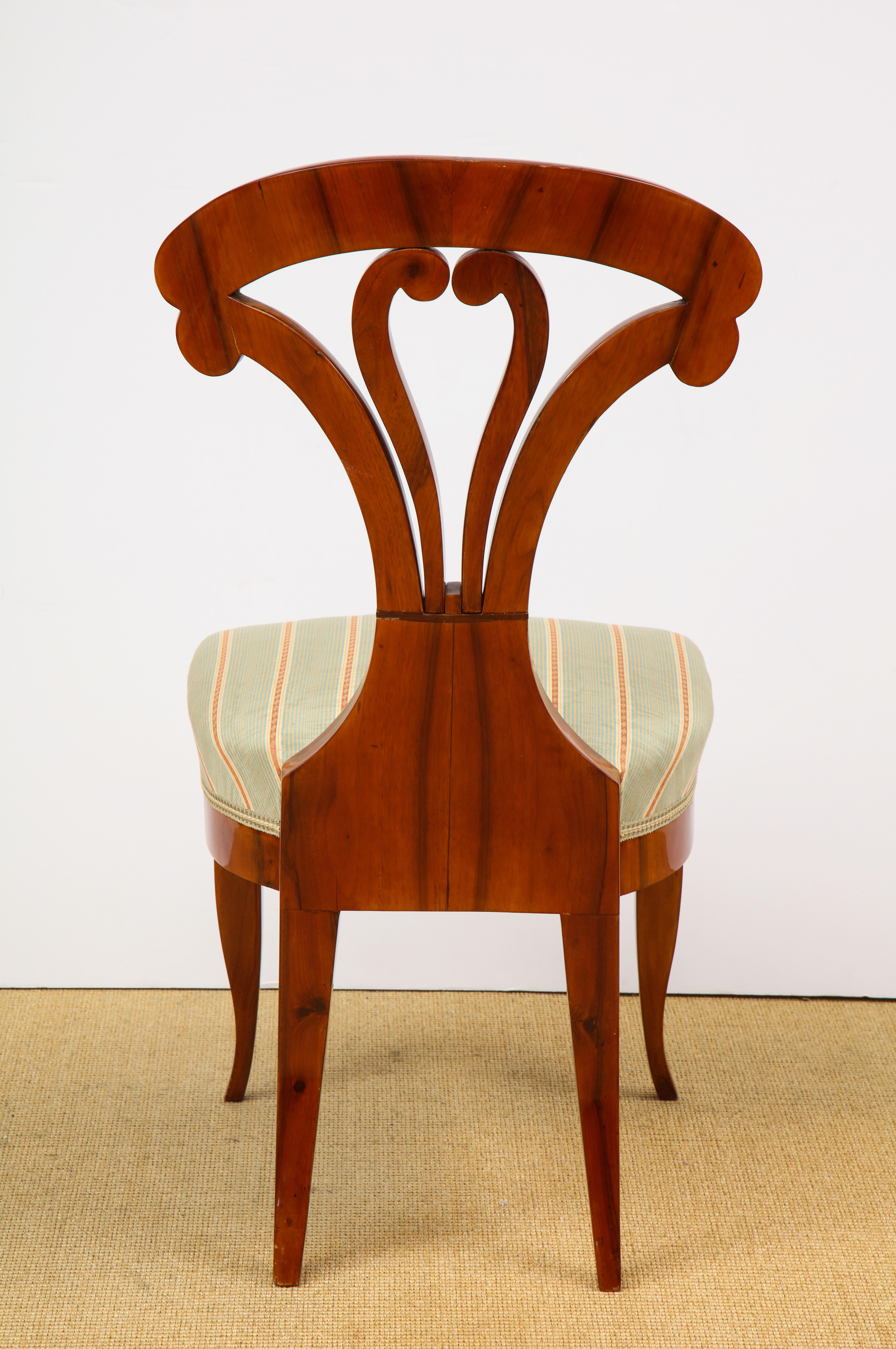 Superb Set of 4 Biedermeier Side Chairs, Attributed to Josef Danhauser 5