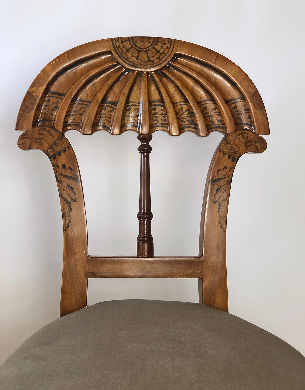 biedermeier dining chairs