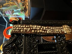 A superb Tibetan Nomad's white coral belt