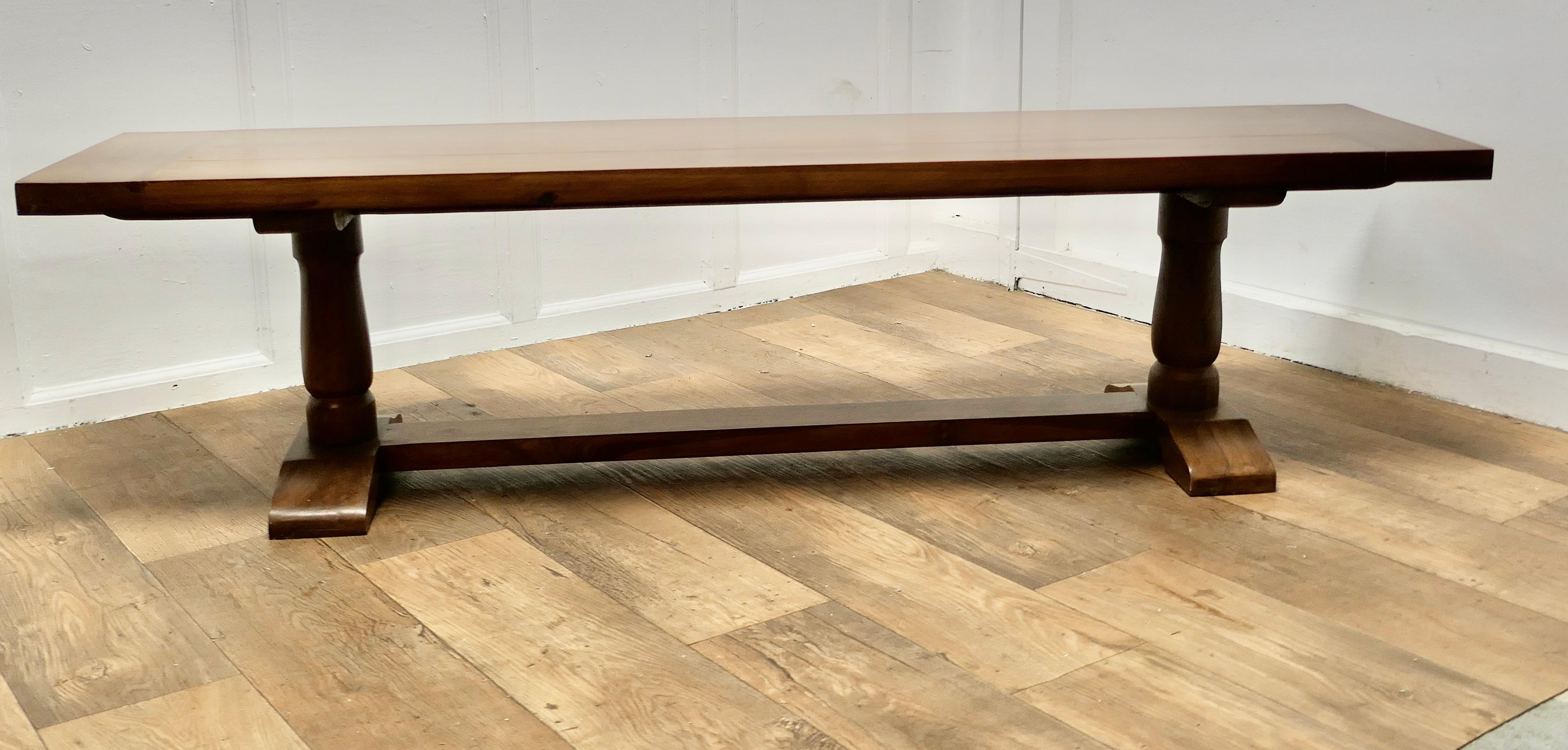Mid-Century Modern A Superb Very Long Walnut Coffee Table  This is a lovely looking piece  For Sale