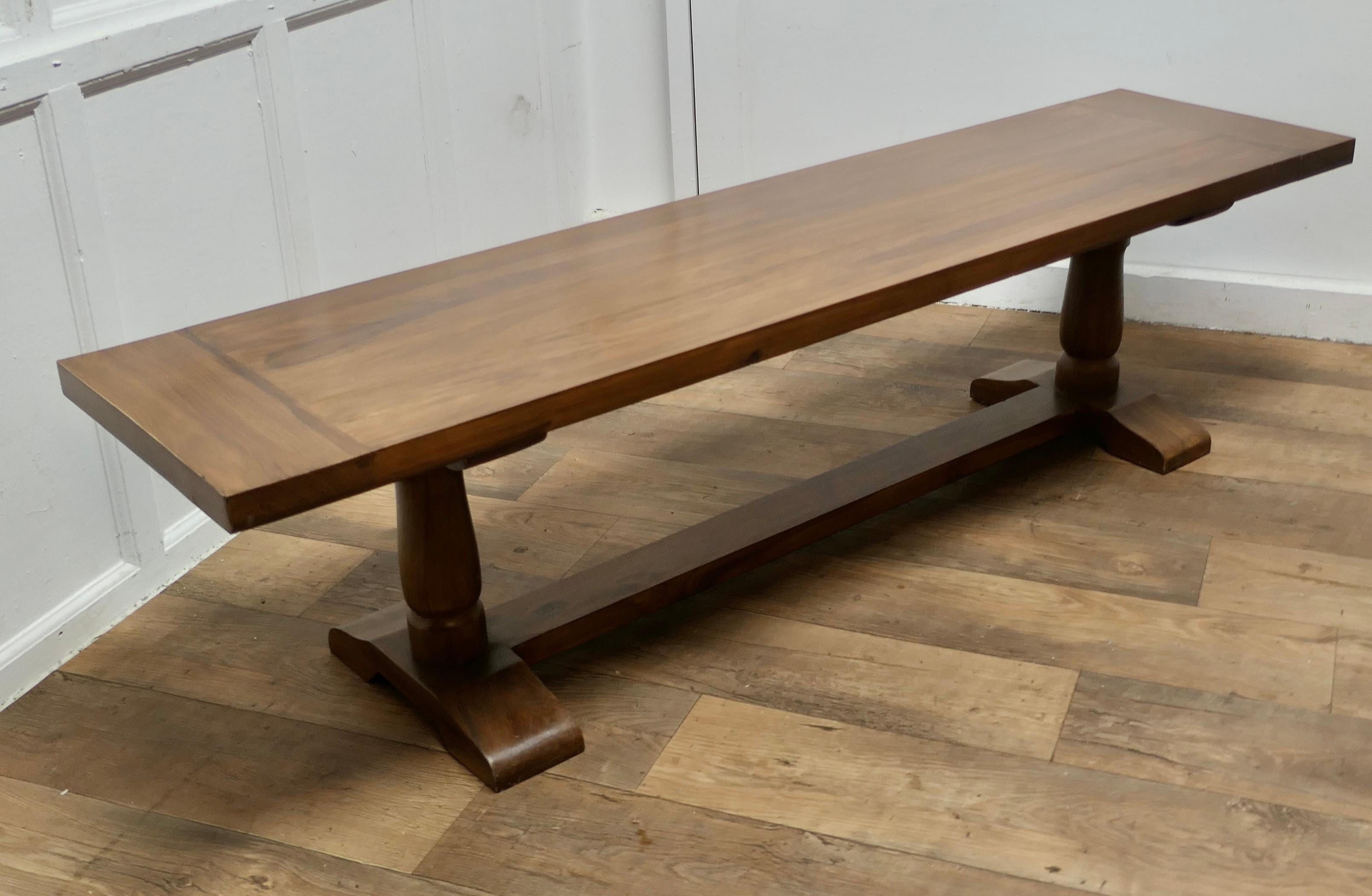 Mid-20th Century A Superb Very Long Walnut Coffee Table  This is a lovely looking piece  For Sale