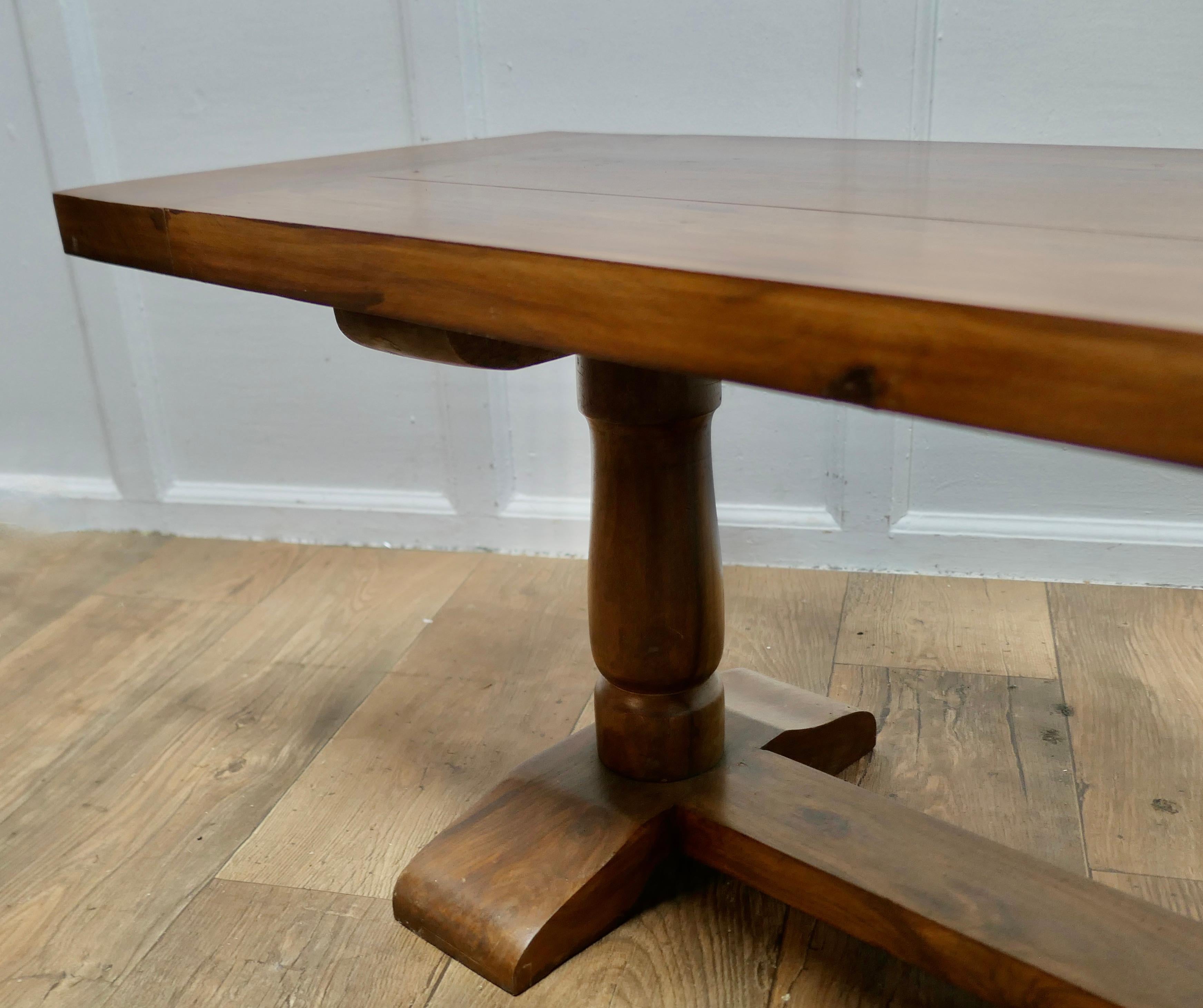 A Superb Very Long Walnut Coffee Table  This is a lovely looking piece  For Sale 3