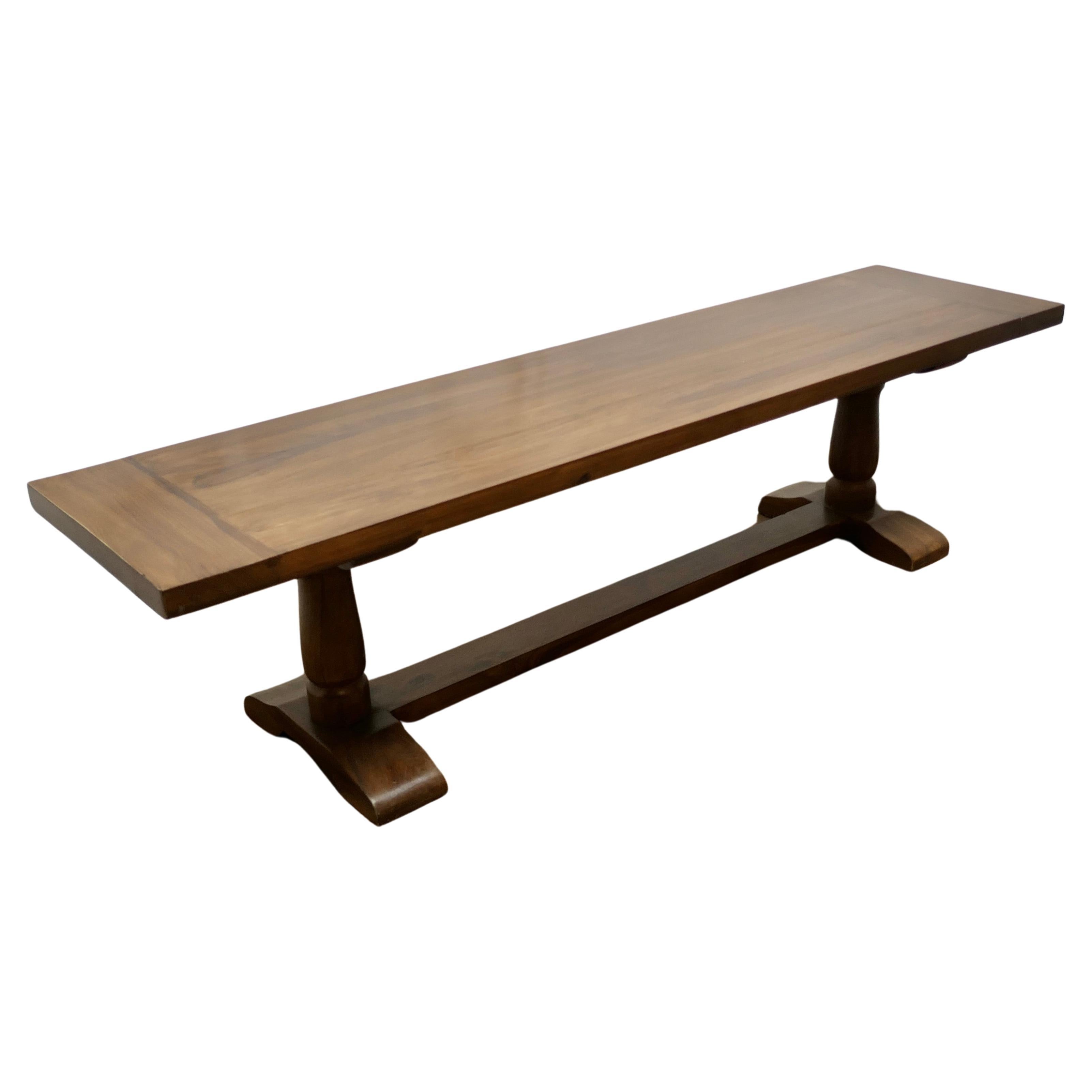 A Superb Very Long Walnut Coffee Table  This is a lovely looking piece  For Sale