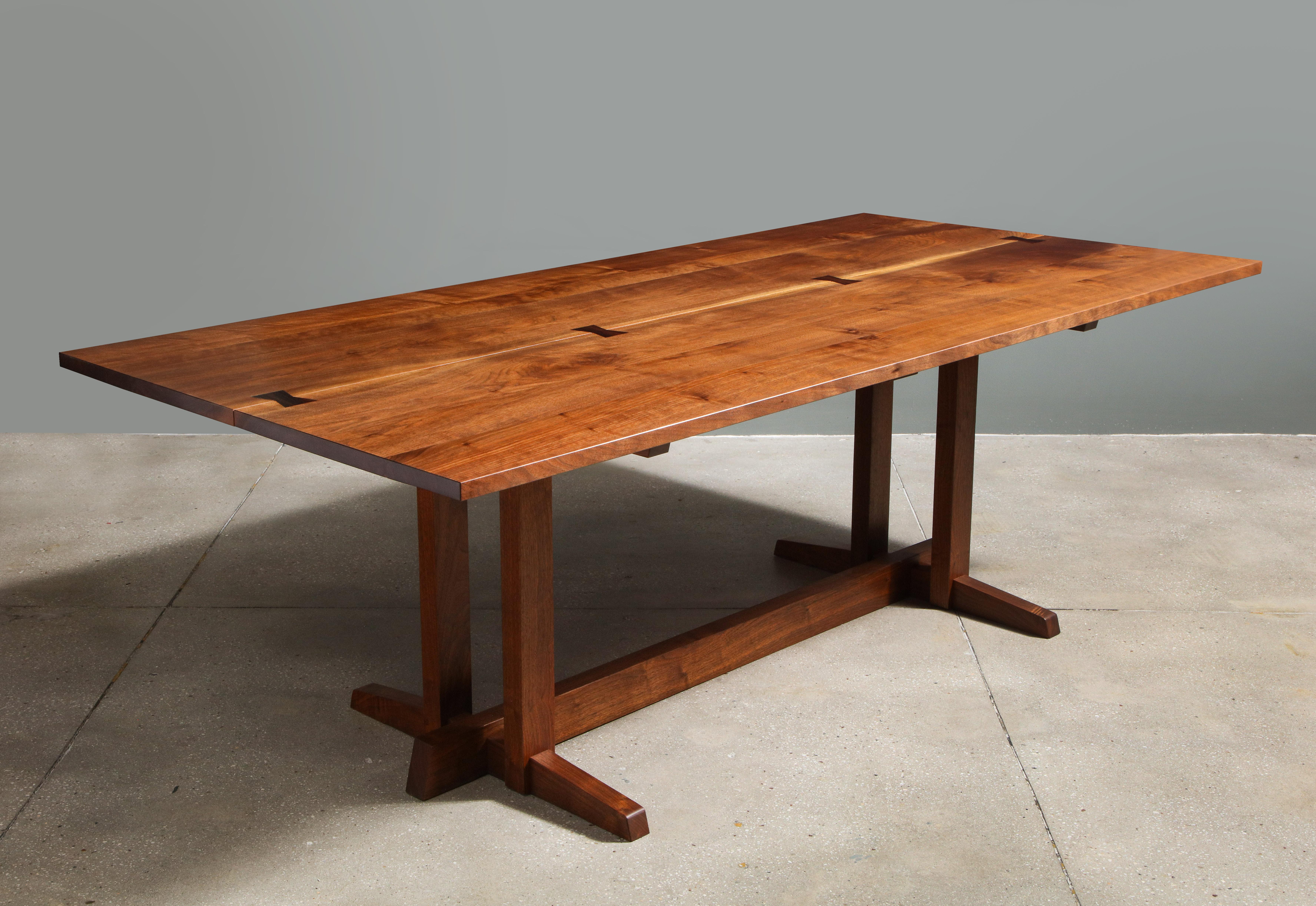 Superb Walnut Frenchman’s Cove Dining Table, by George Nakashima, 1967 4