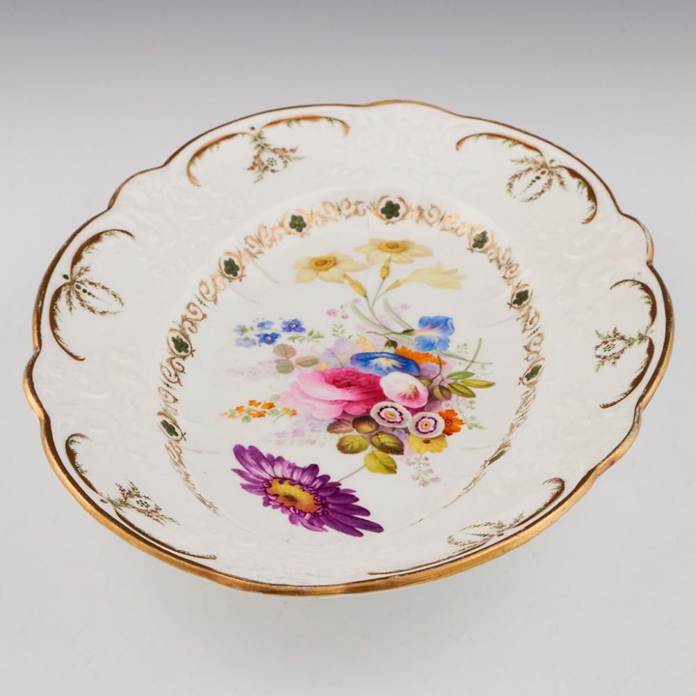 Anglais Plat ovale en porcelaine de Swansea, vers 1820 en vente