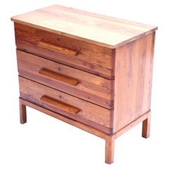 Swedish 1930s Pine Chest in the Style of Axel-Einar Hjorth