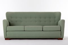 Swedish 1940s Buttoned Sofa