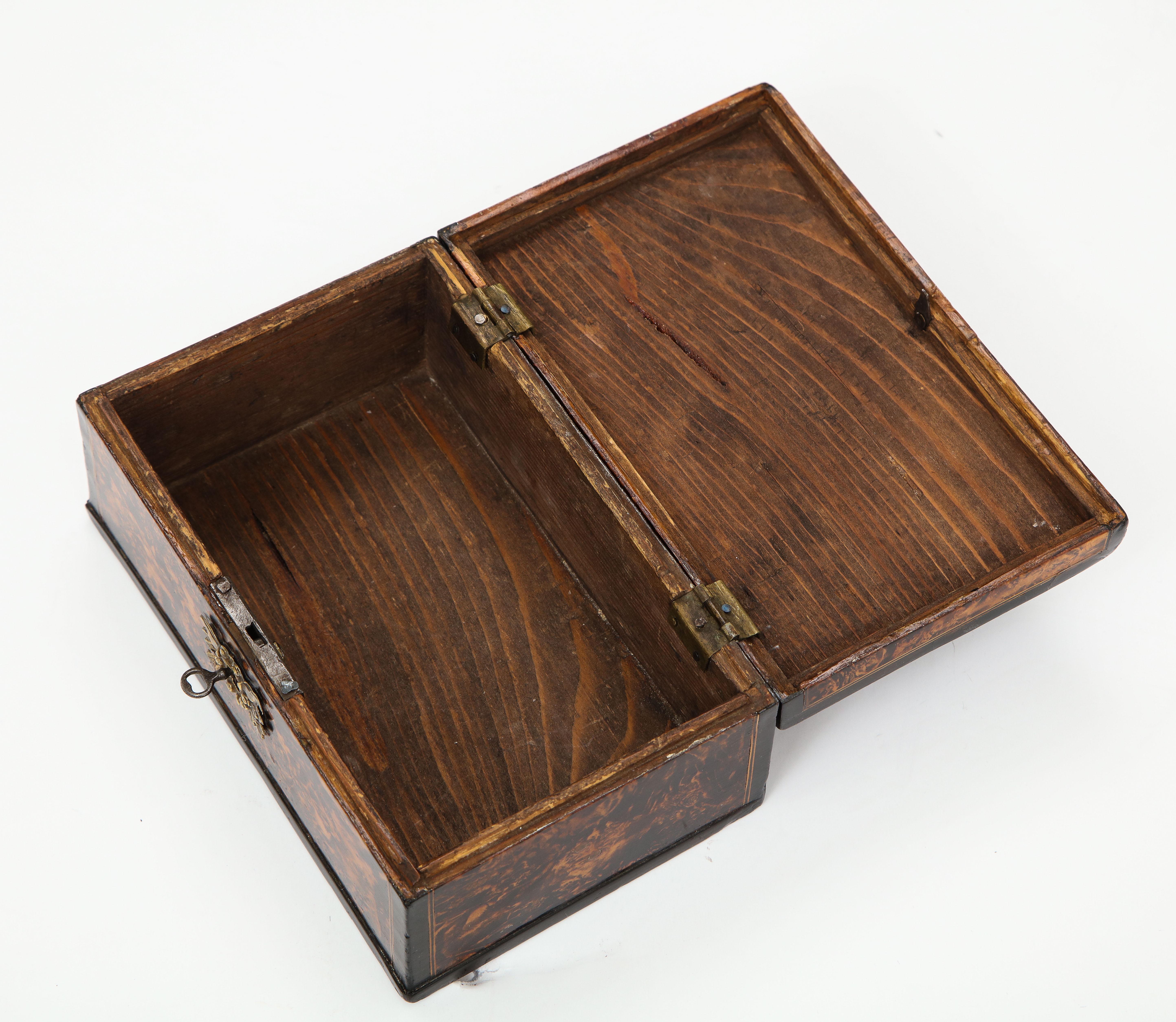 Wood Swedish Alrot Box, Early 19th Century