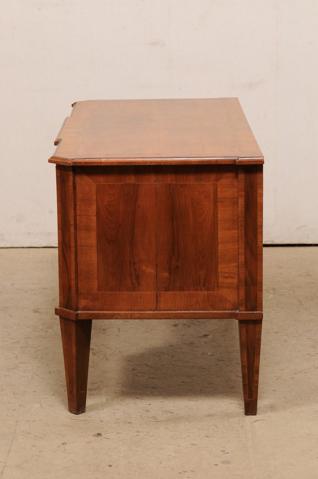 Swedish Biedermeier Birch Veneered Desk or Console Table, Circa 1880 For Sale 5