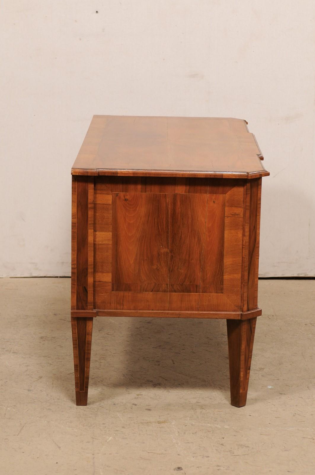 Swedish Biedermeier Birch Veneered Desk or Console Table, Circa 1880 For Sale 2