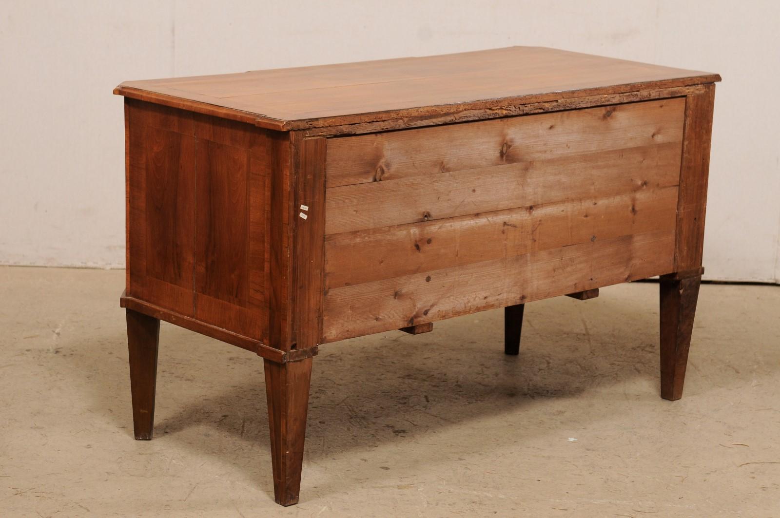 Swedish Biedermeier Birch Veneered Desk or Console Table, Circa 1880 For Sale 4