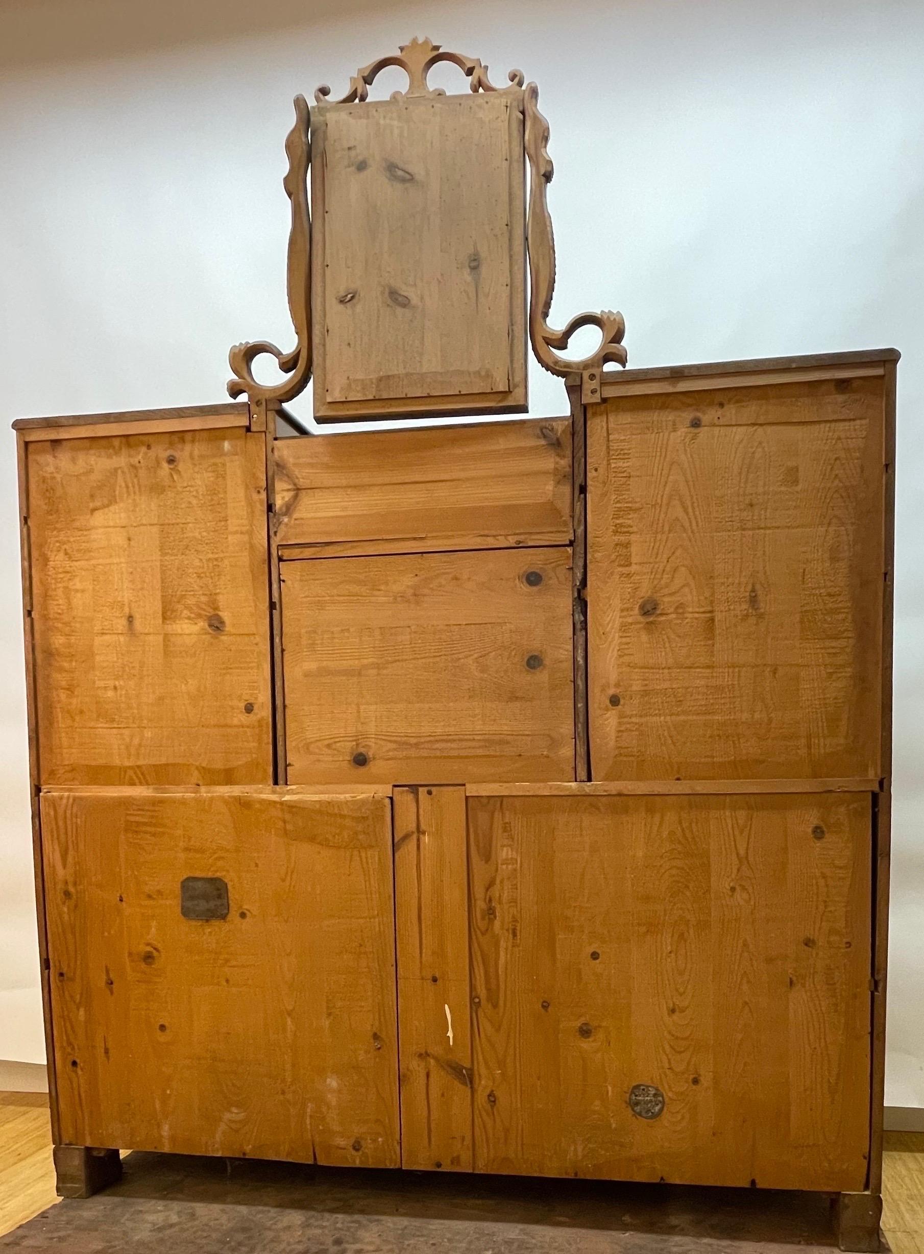 Swedish Biedermeier Cabinet, circa 1840 1