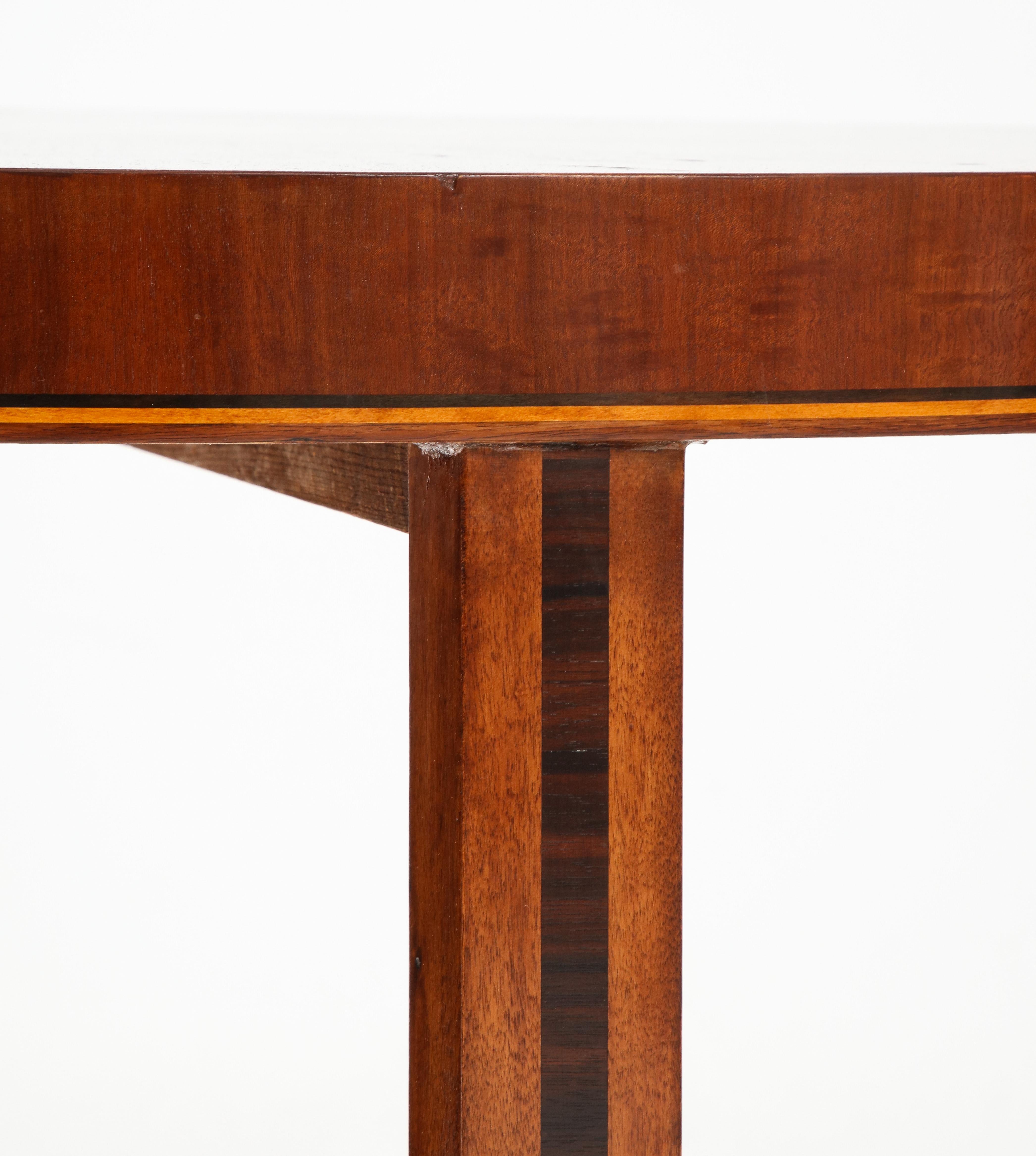 Mid-20th Century A Swedish Birch and Elmwood Side Table, Circa 1940s For Sale