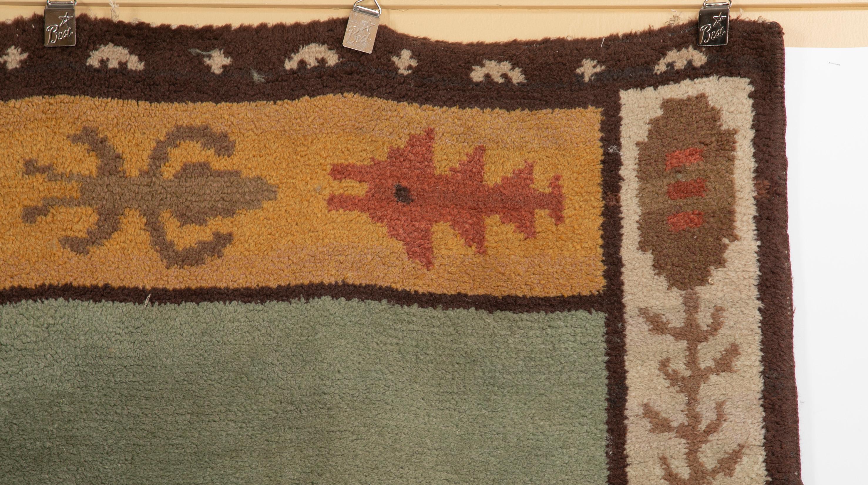 Swedish Carpet Signed E.O., 1933 For Sale 6