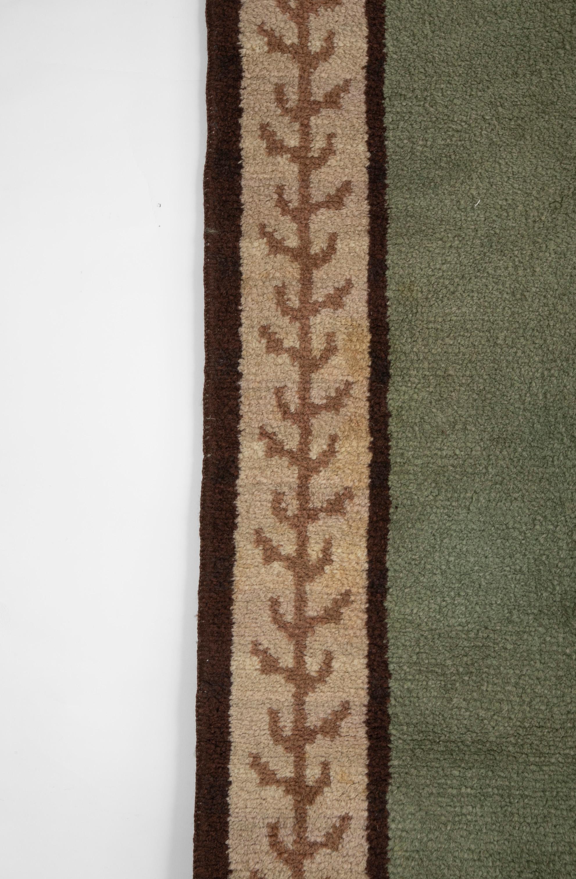 Swedish Carpet Signed E.O., 1933 For Sale 1