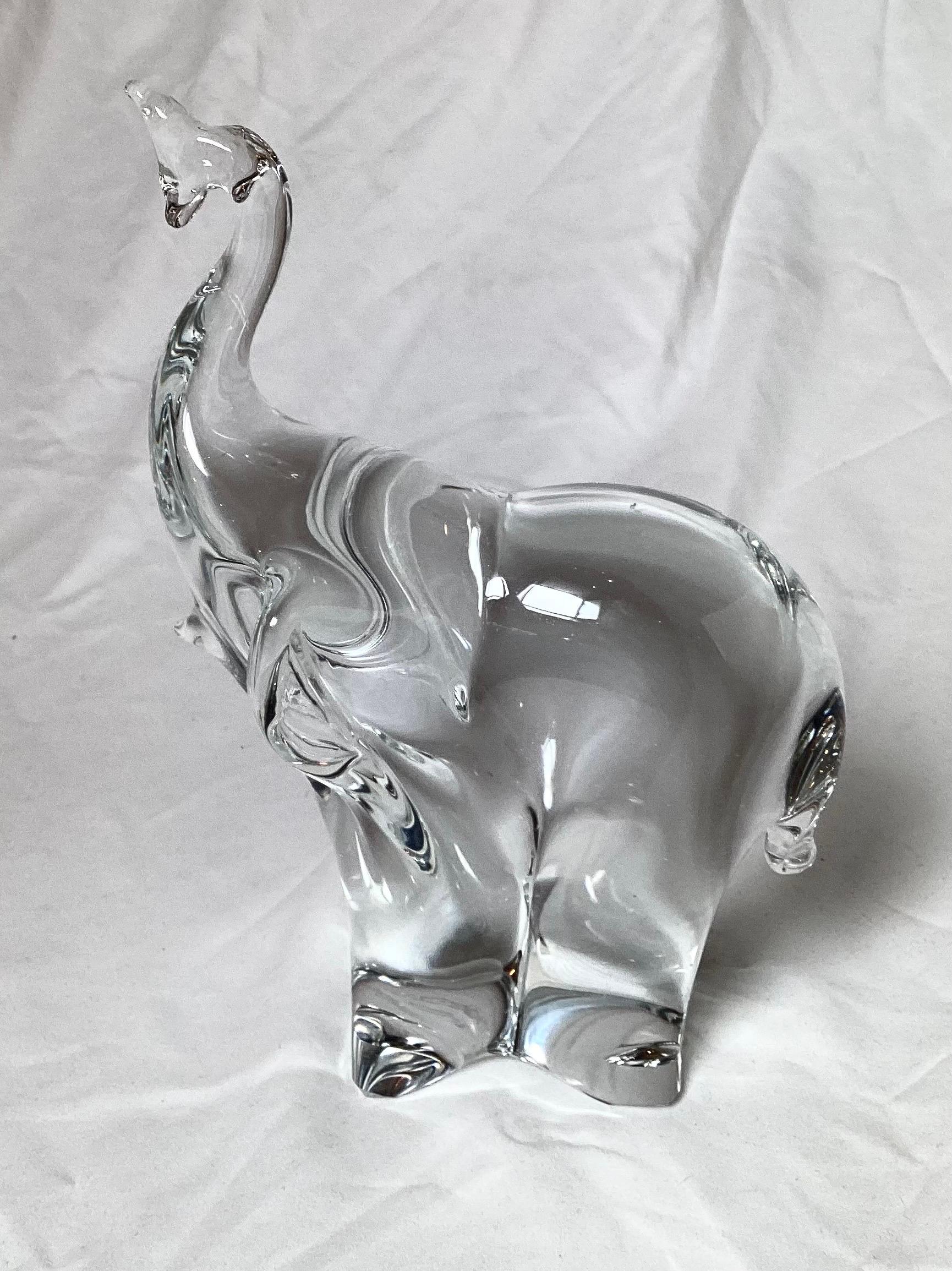 Svedese Elefante di cristallo svedese, anni '70 circa in vendita