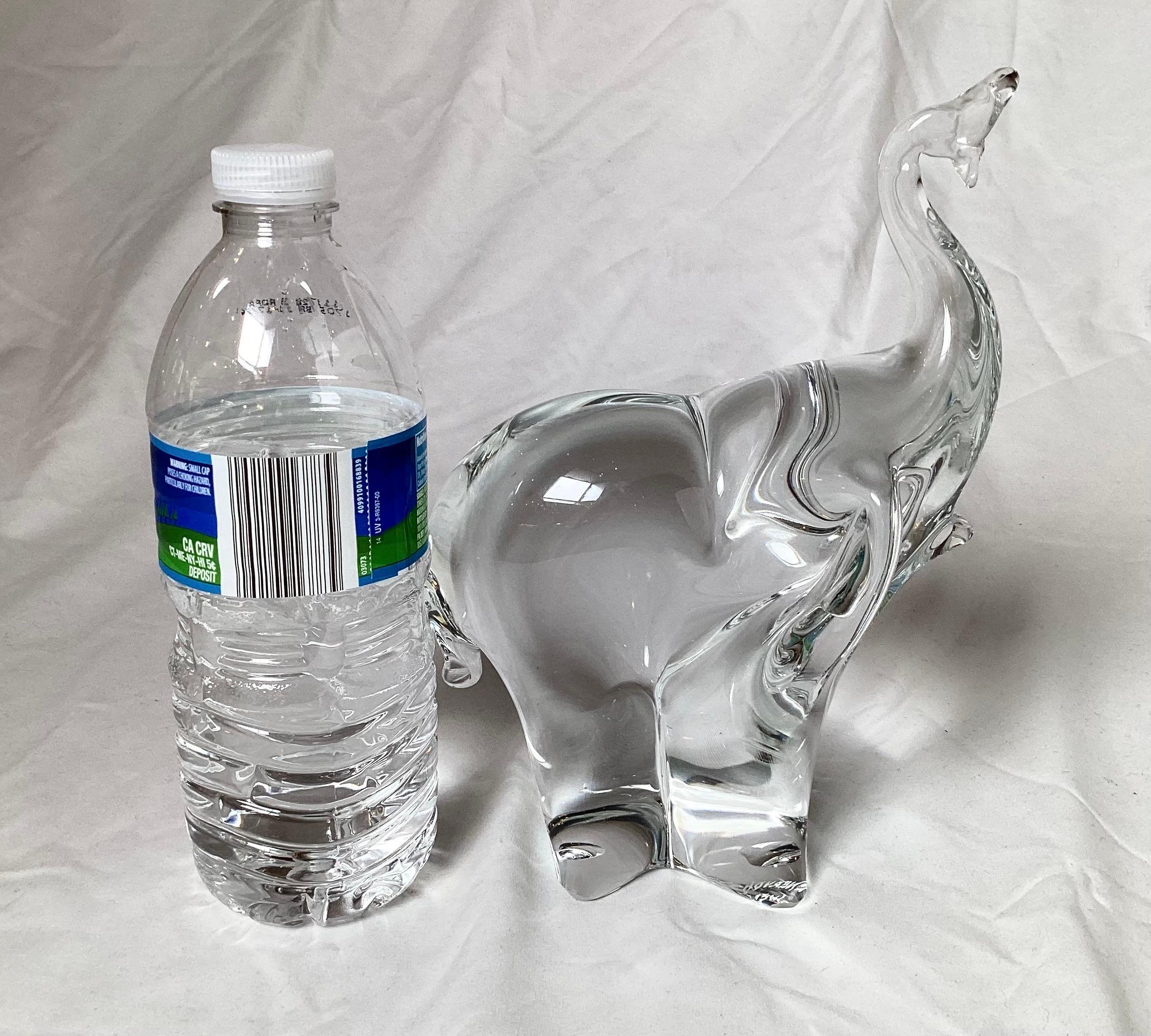 Cristallo Elefante di cristallo svedese, anni '70 circa in vendita