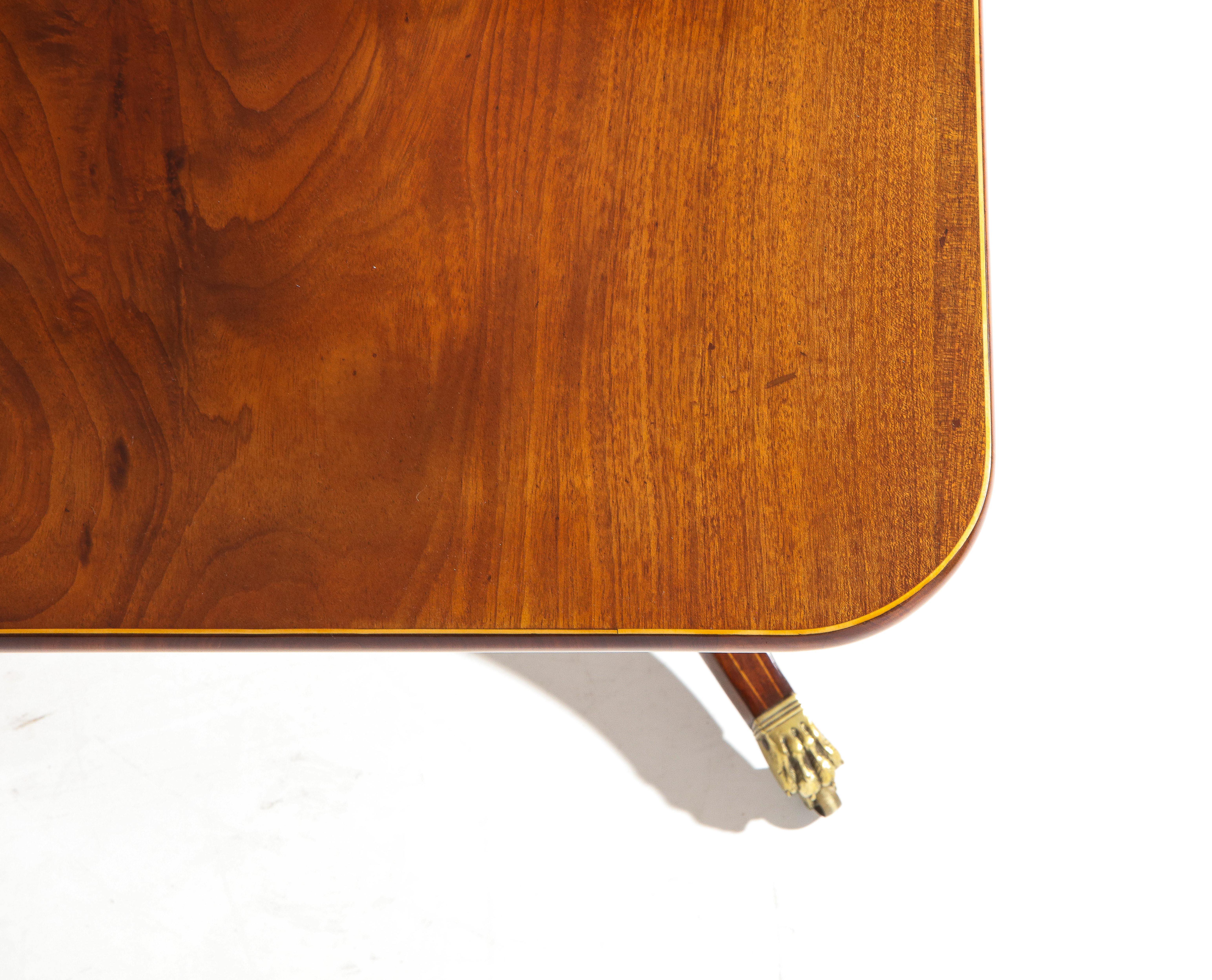 Swedish Empire Mahogany Sofa Table, circa 1820s 6