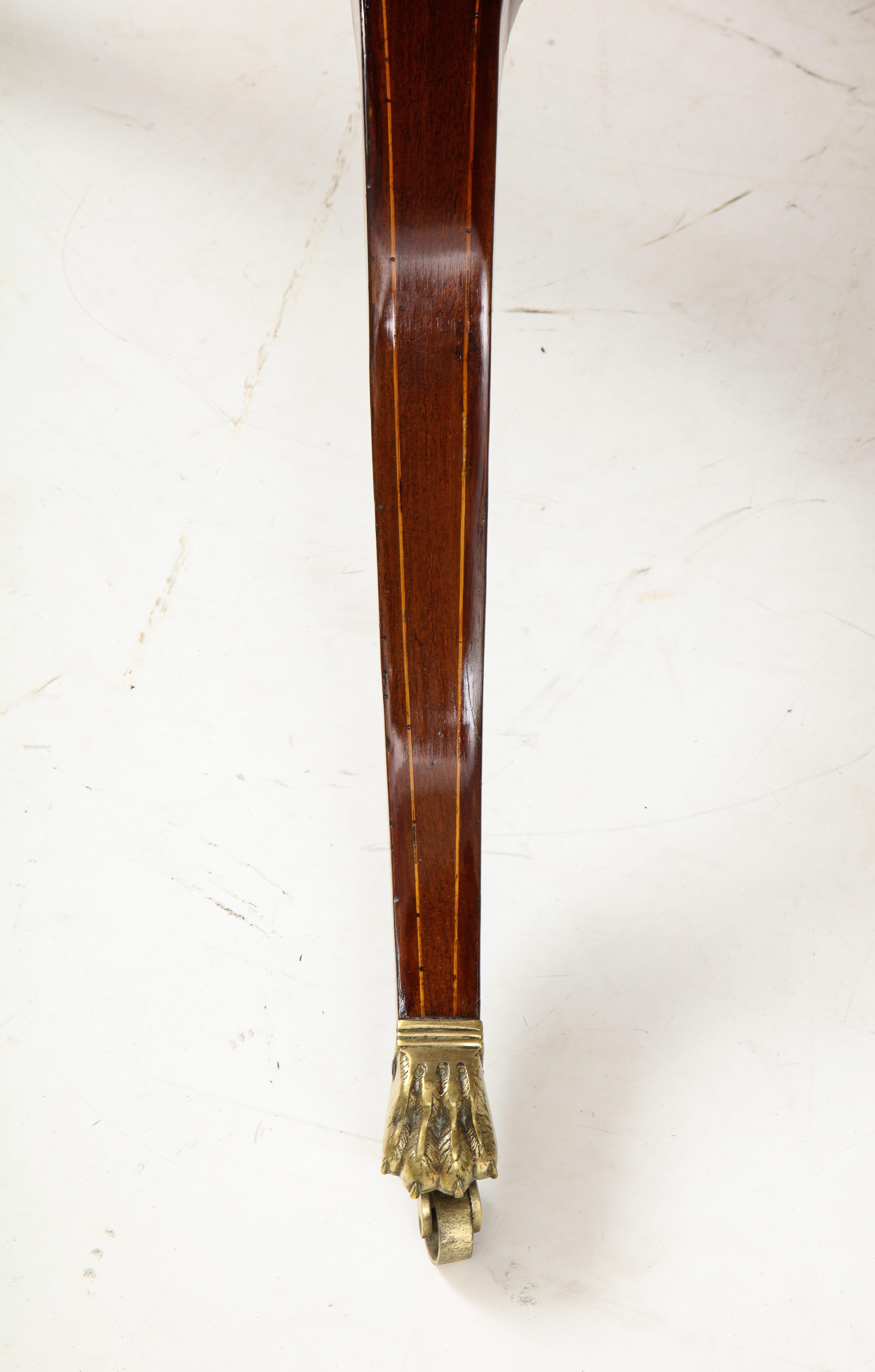 Swedish Empire Mahogany Sofa Table, circa 1820s 9