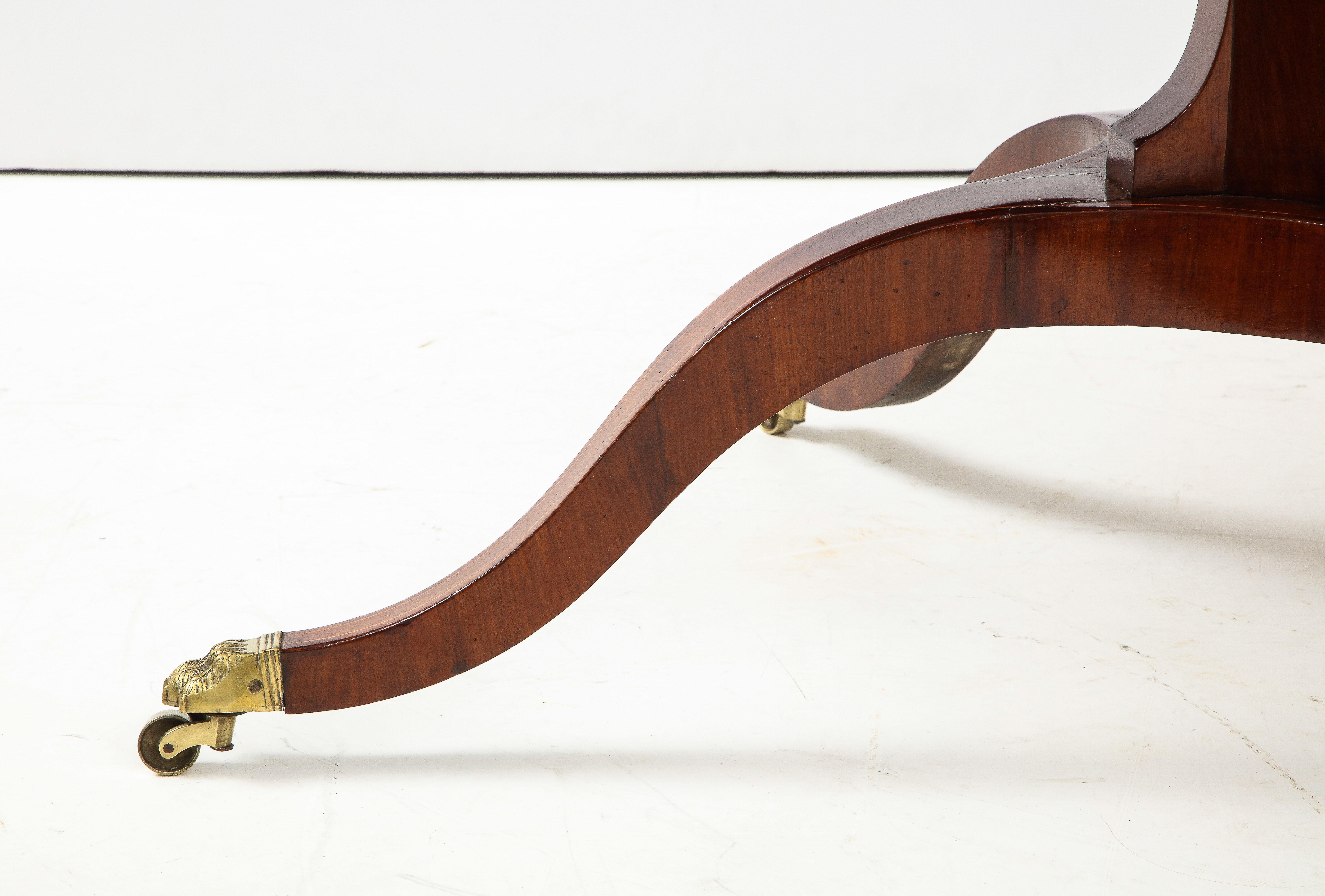 Swedish Empire Mahogany Sofa Table, circa 1820s 10