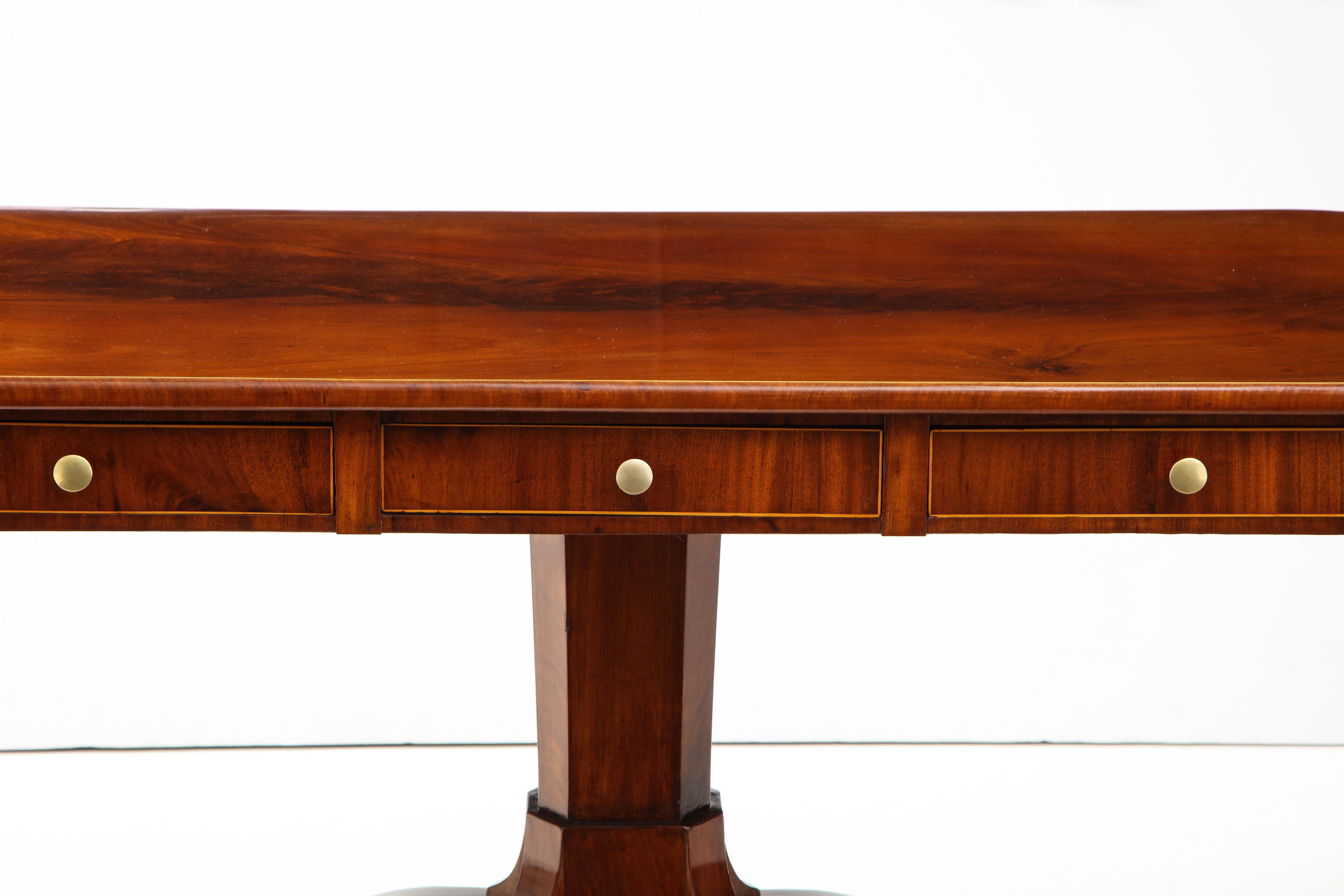 Swedish Empire Mahogany Sofa Table, circa 1820s 2