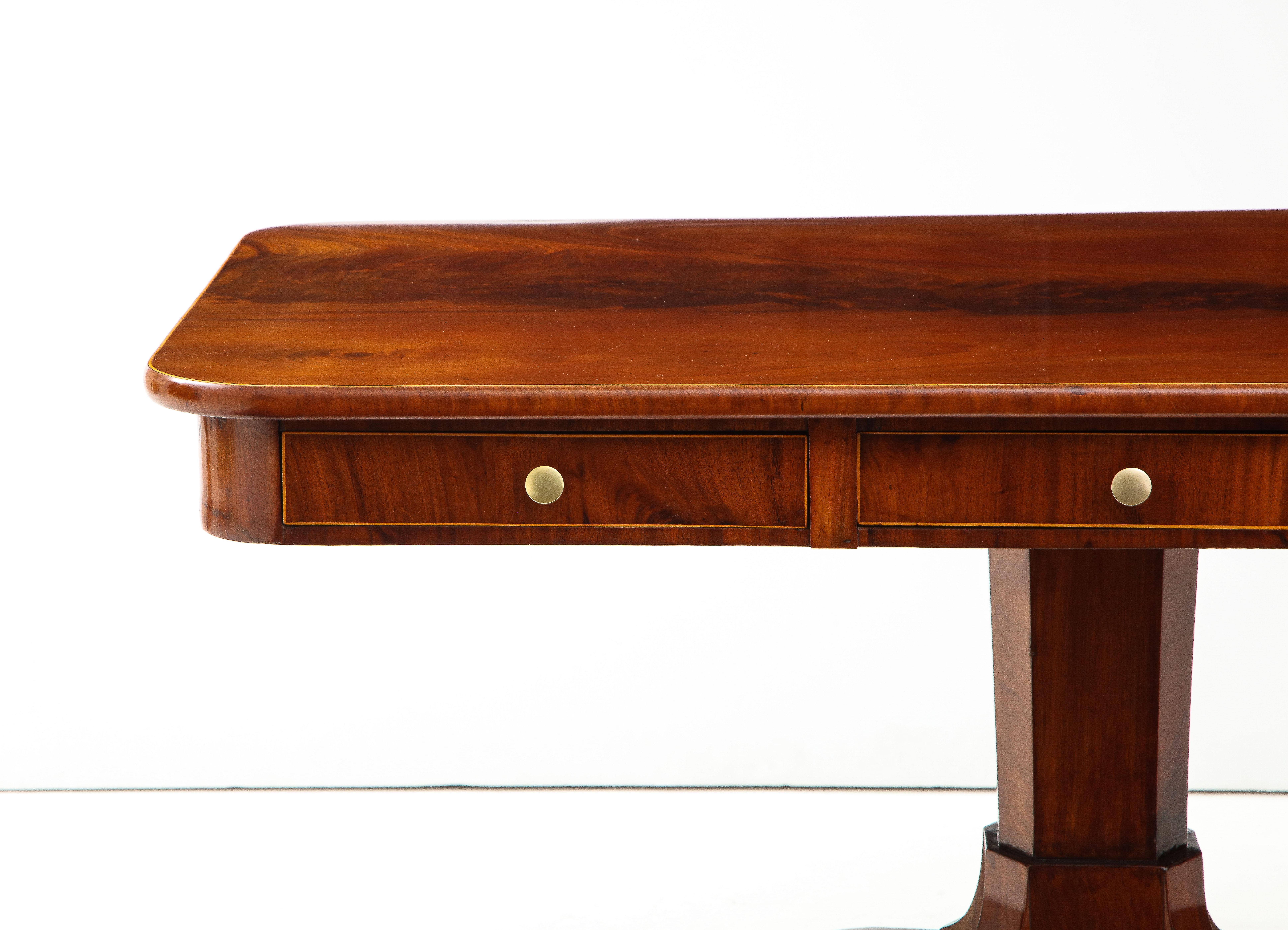 Swedish Empire Mahogany Sofa Table, circa 1820s 3